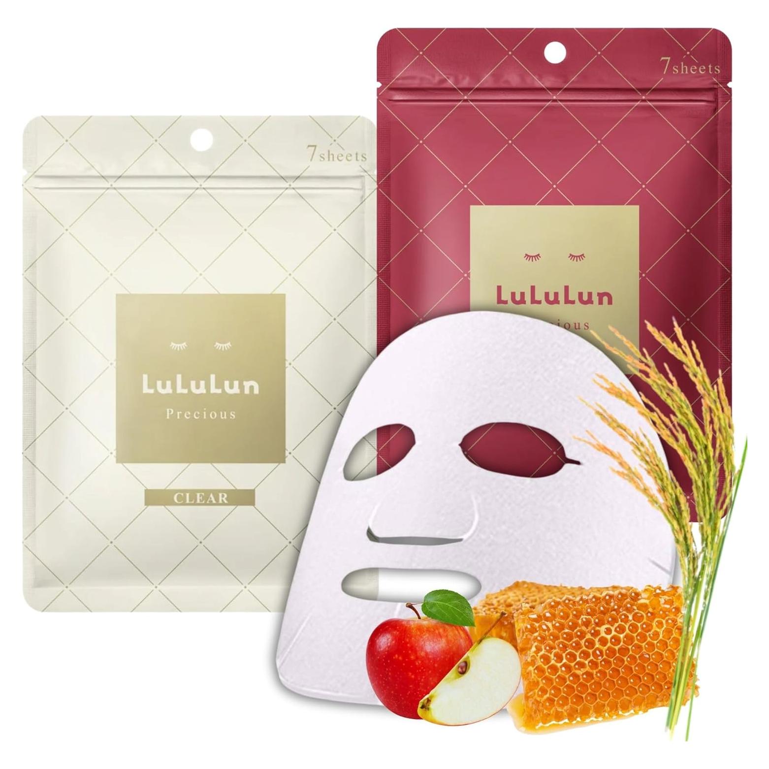 Mascarillas Faciales Lululun 14 EA Antienvejecimiento Hidratantes