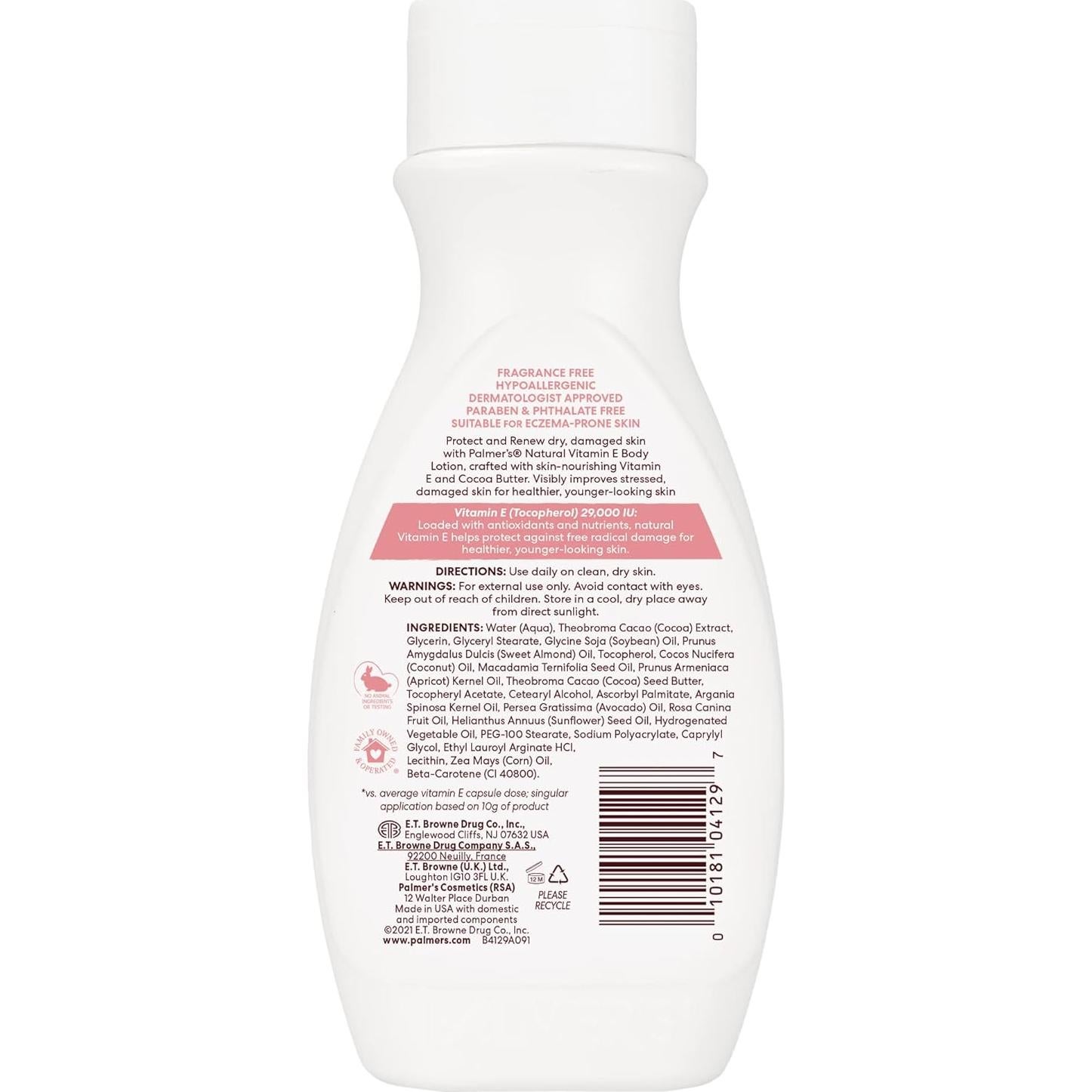 Loción Corporal Palmer's Vitamina E Natural 240 ml