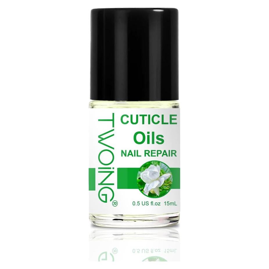 0.5FL.OZ Cuticle Oil, Vitamin E Nail Cuticle Oil for Repairs Cuticles Overnight Moisturizes and Strengthens Nails Cuticles (15ml, Jasmine)