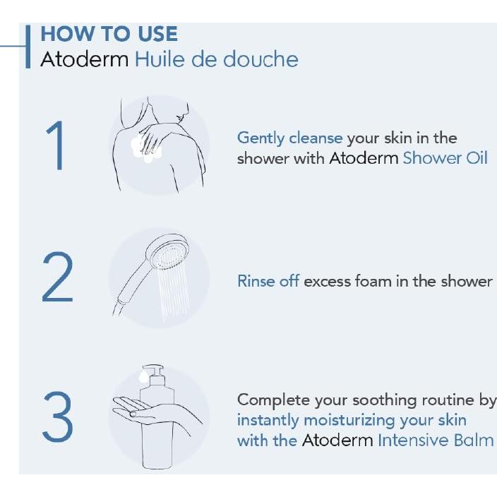 Bioderma Atoderm Aceite de Ducha 500 ml - Limpiador Nutritivo