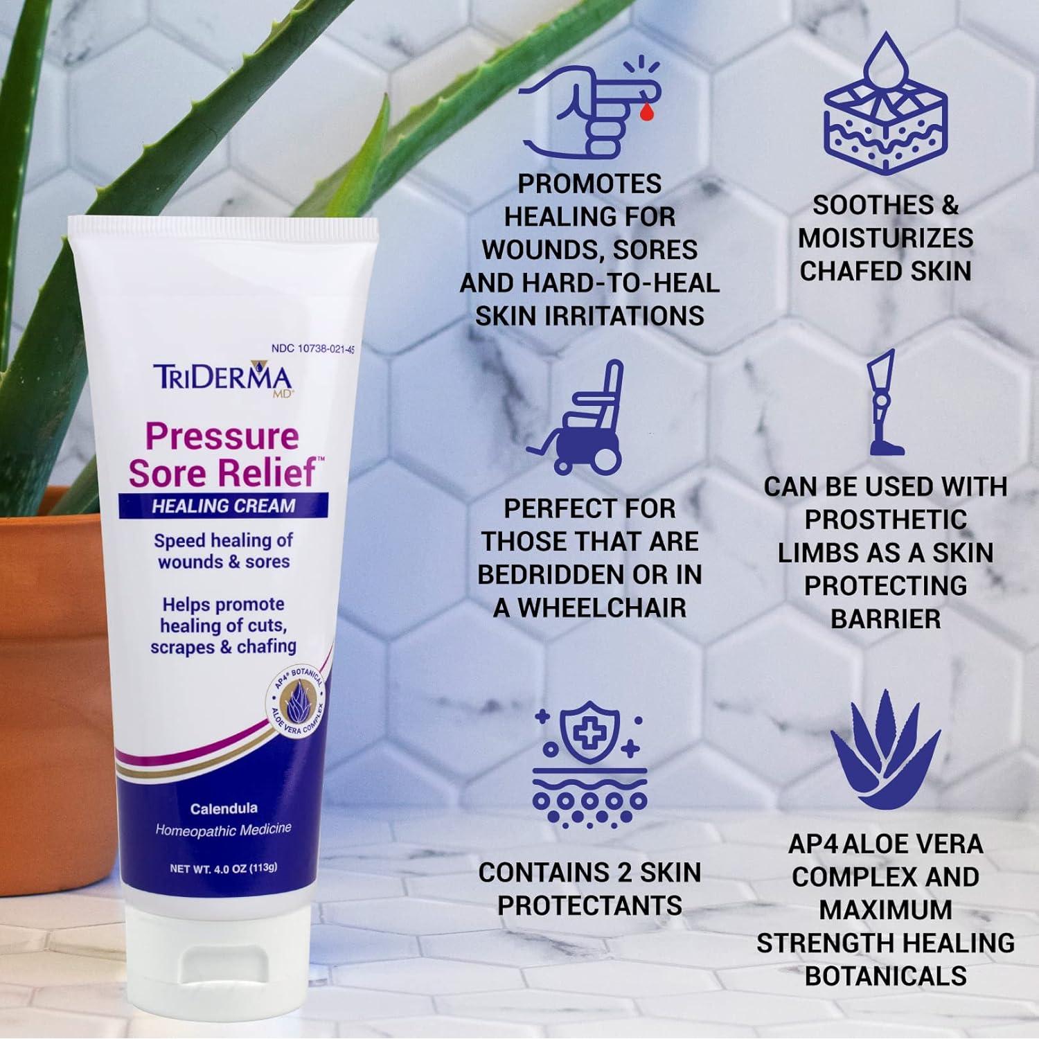 Crema Sanadora TriDerma MD 113 g para Úlceras por Presión