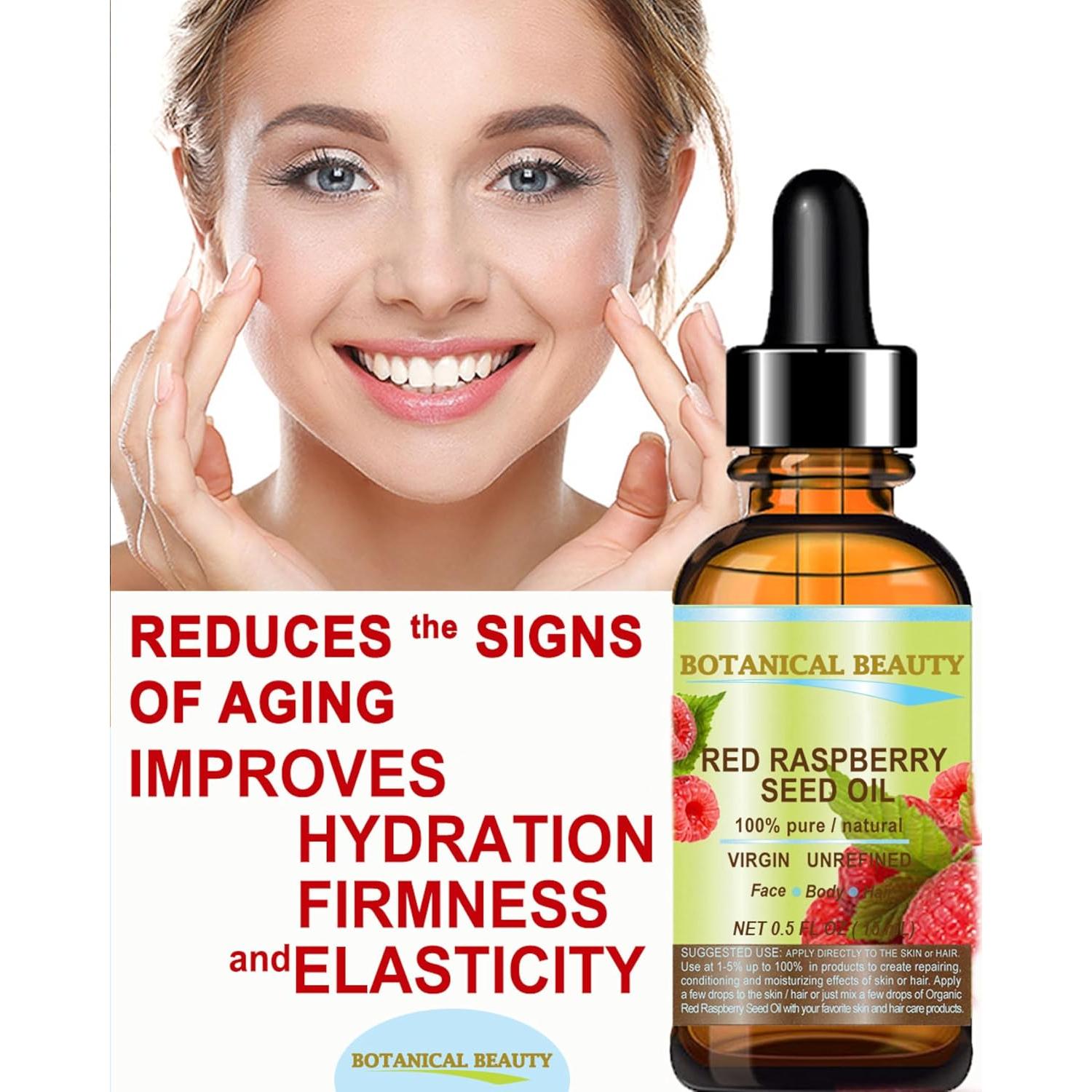 Aceite de Semilla de Frambuesa Roja Orgánico 30 ml - Hidratante Natural