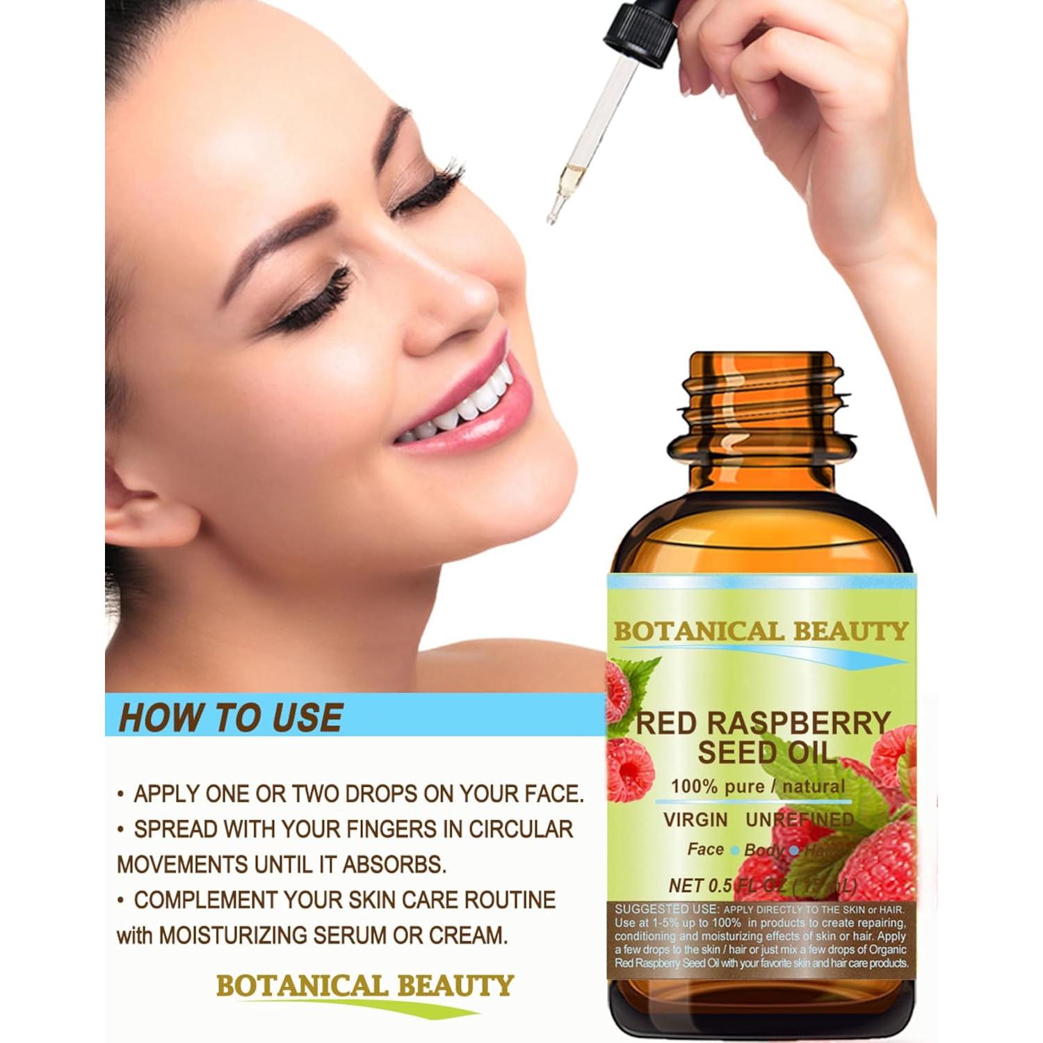 Aceite de Semilla de Frambuesa Roja Orgánico 30 ml - Hidratante Natural