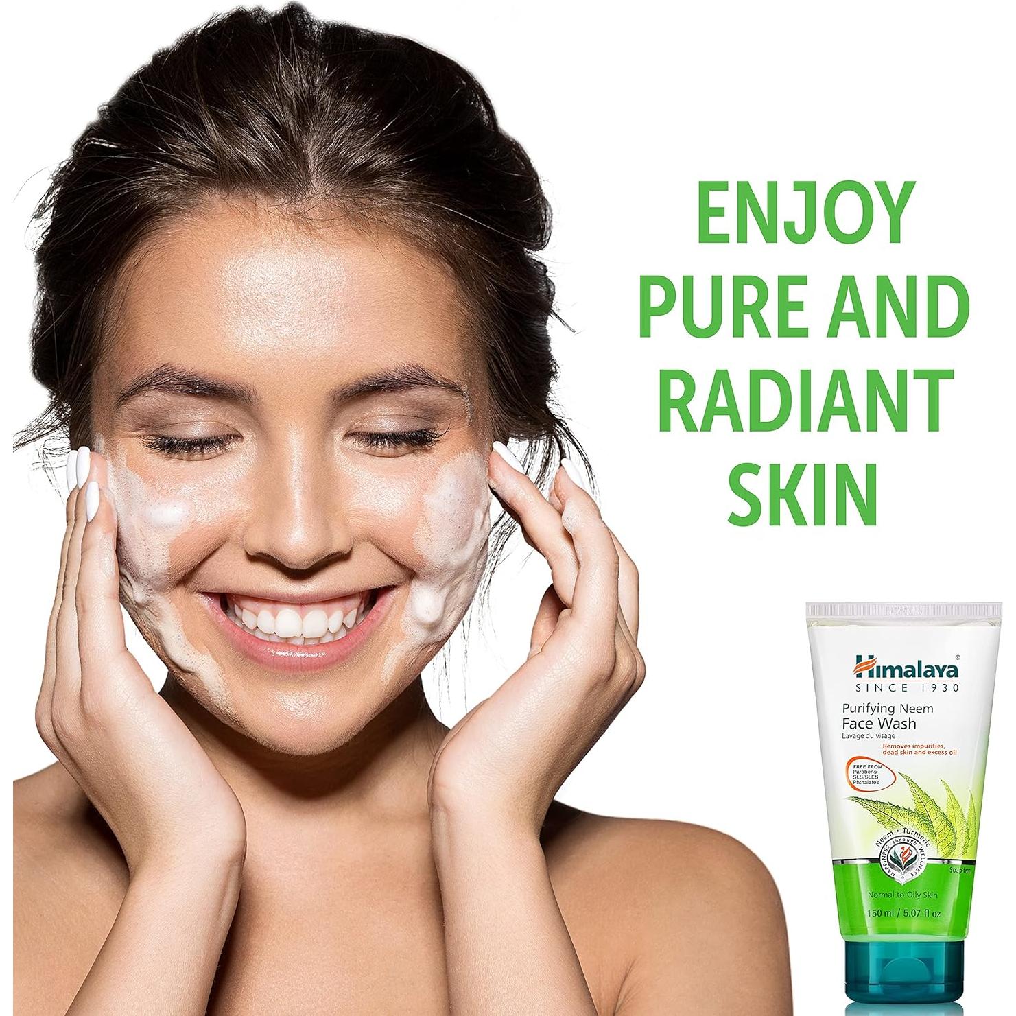 Limpiador Facial Purificante Himalaya Neem 150 mL Vegano