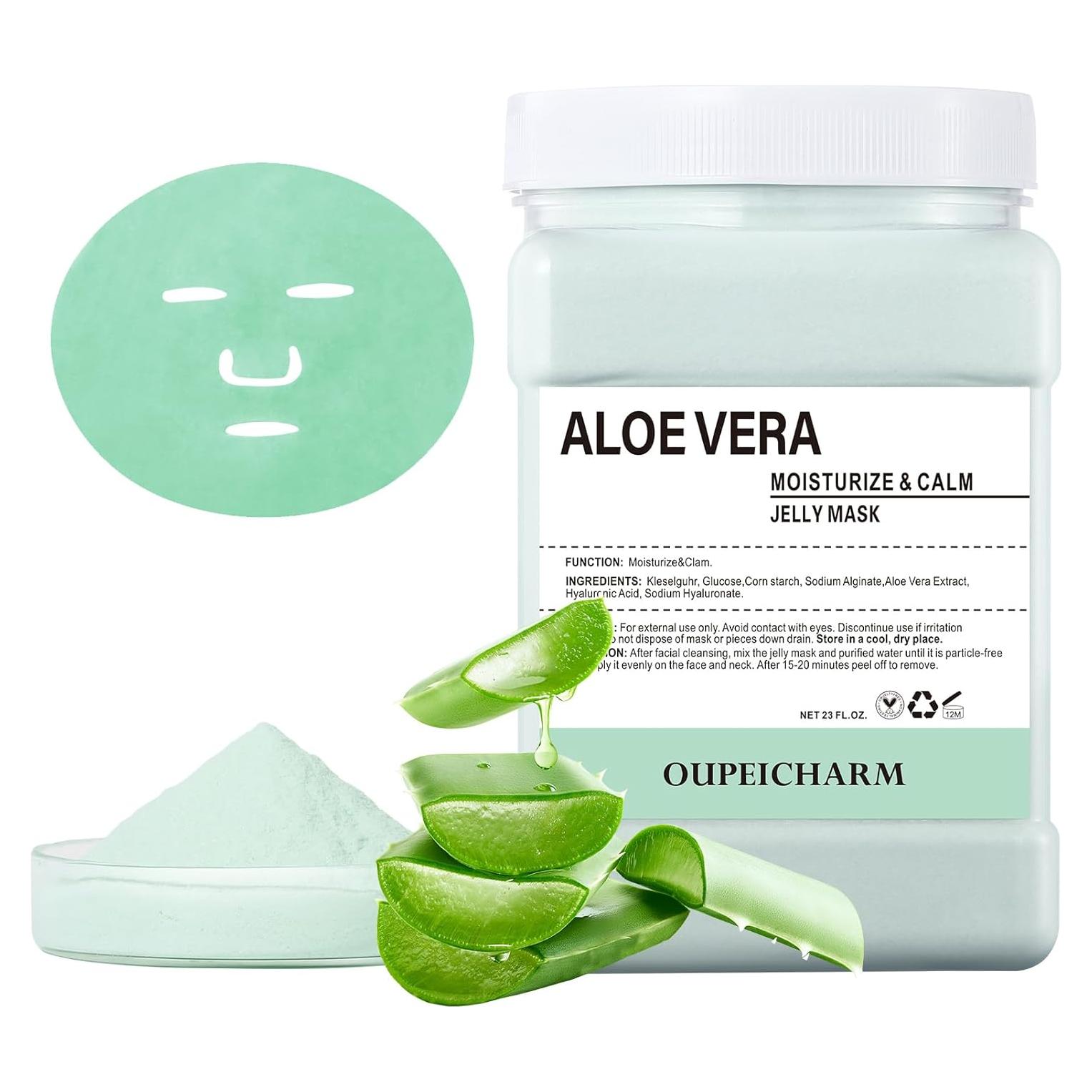 Mascarilla de Gel Hidro OUPEICHARM Aloe Vera 680g Hidratante