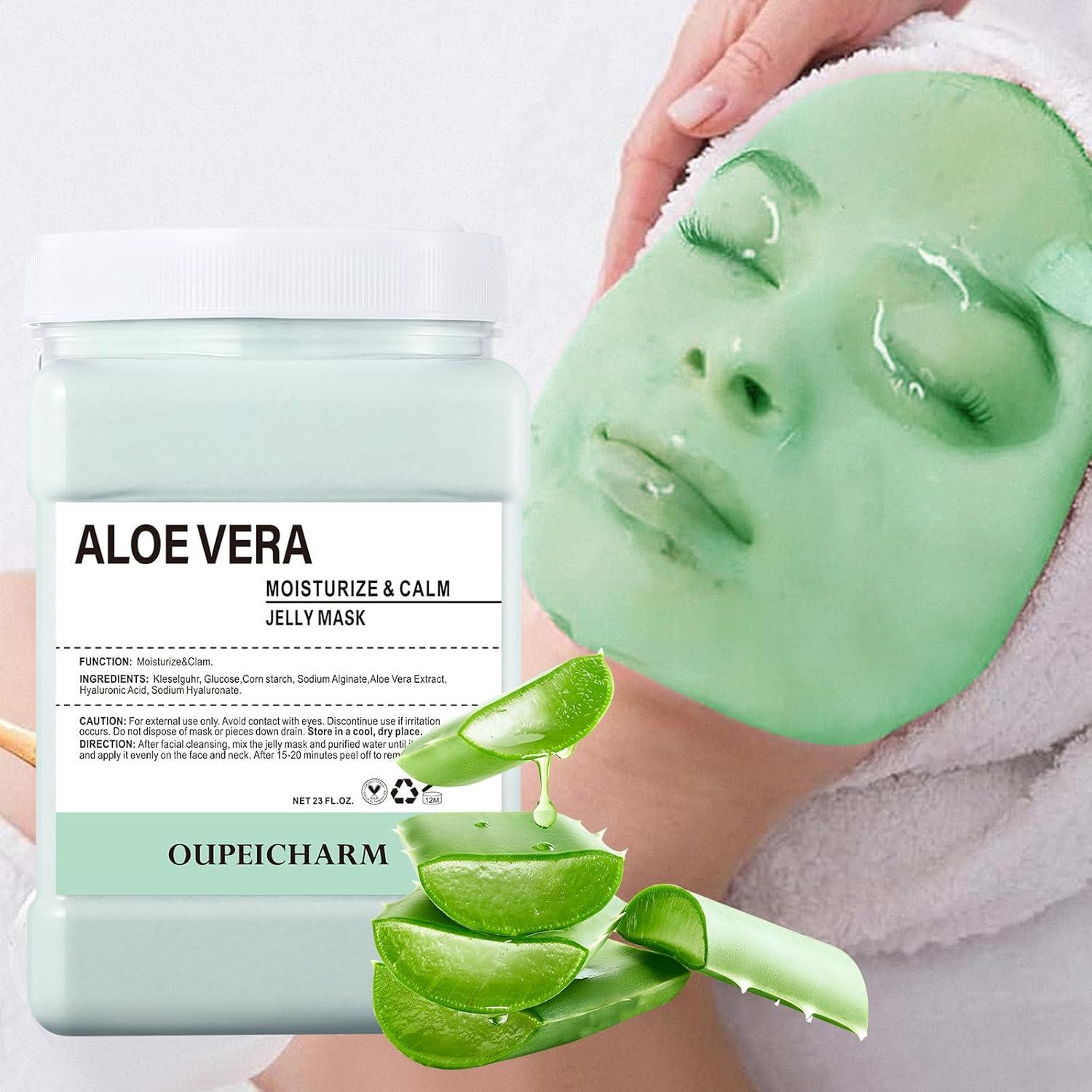 Mascarilla de Gel Hidro OUPEICHARM Aloe Vera 680g Hidratante