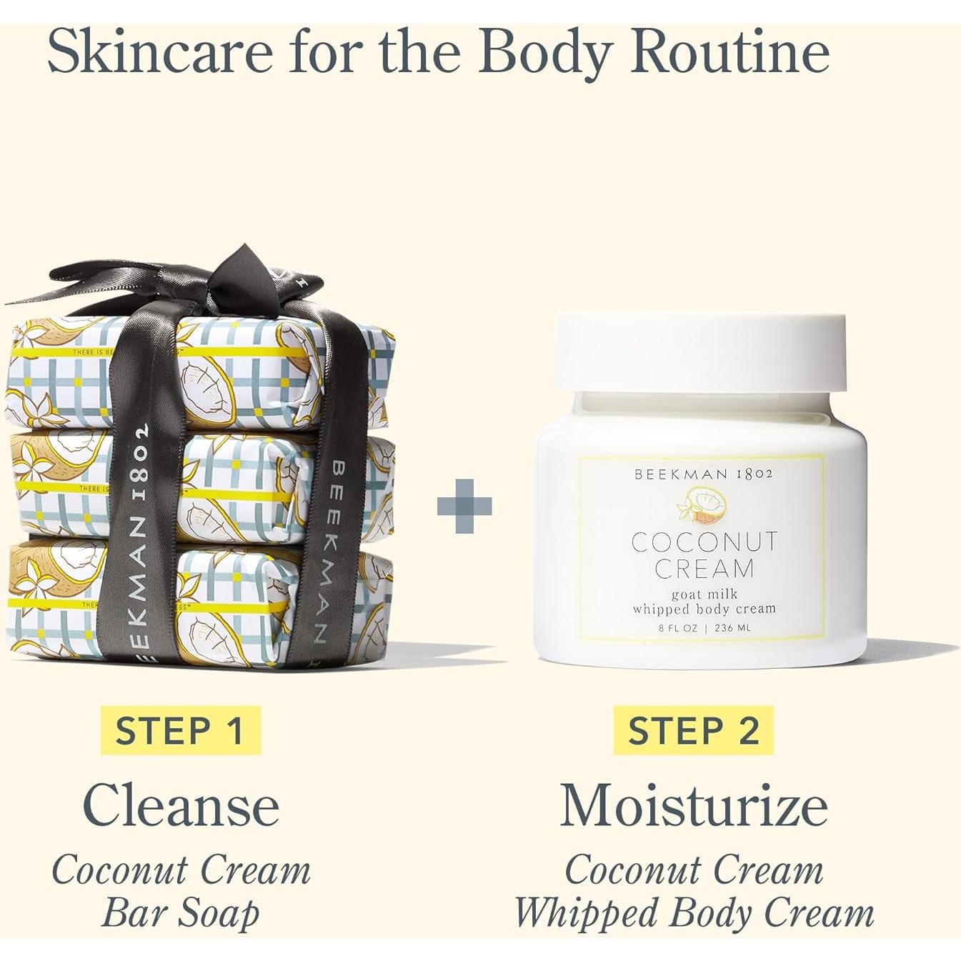 Jabón en Barra Beekman 1802 Crema de Coco 99.22 g - Hidratante