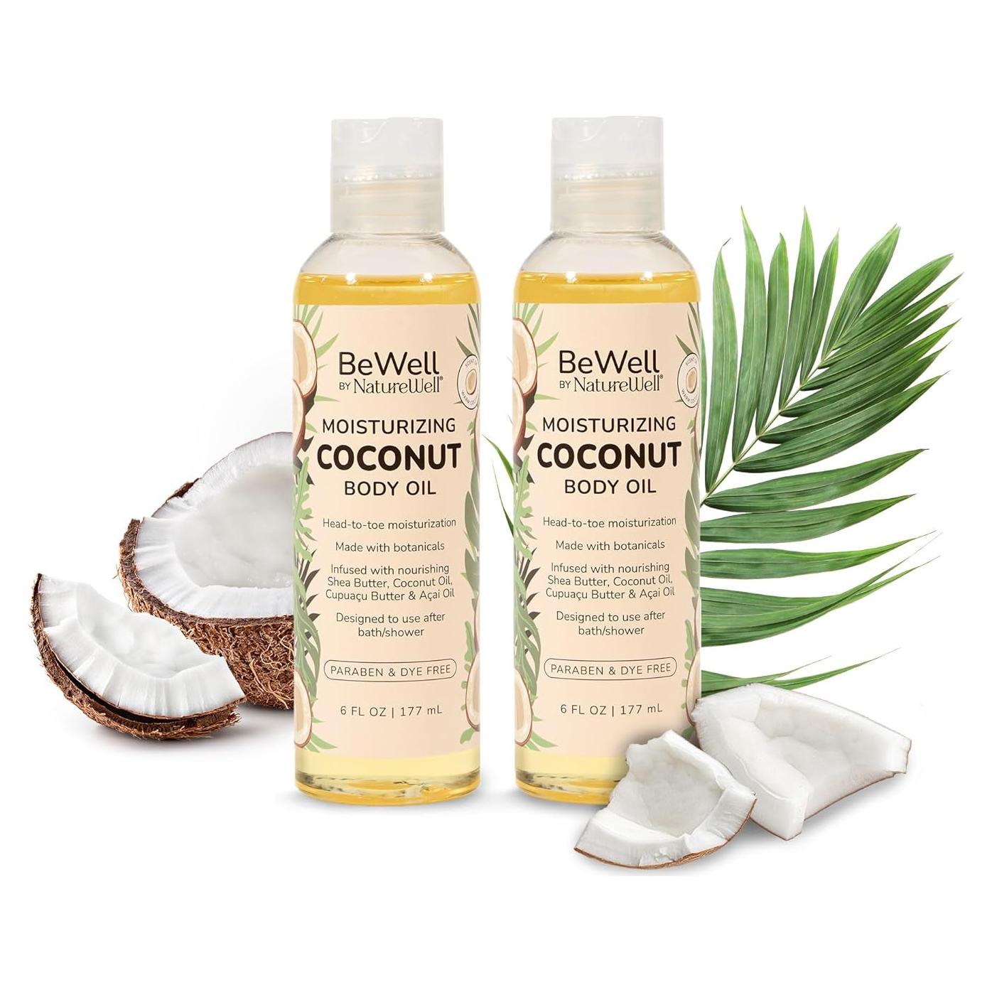 Aceite Corporal Multiusos Nature Well 354.88 ml Coco Hidratante