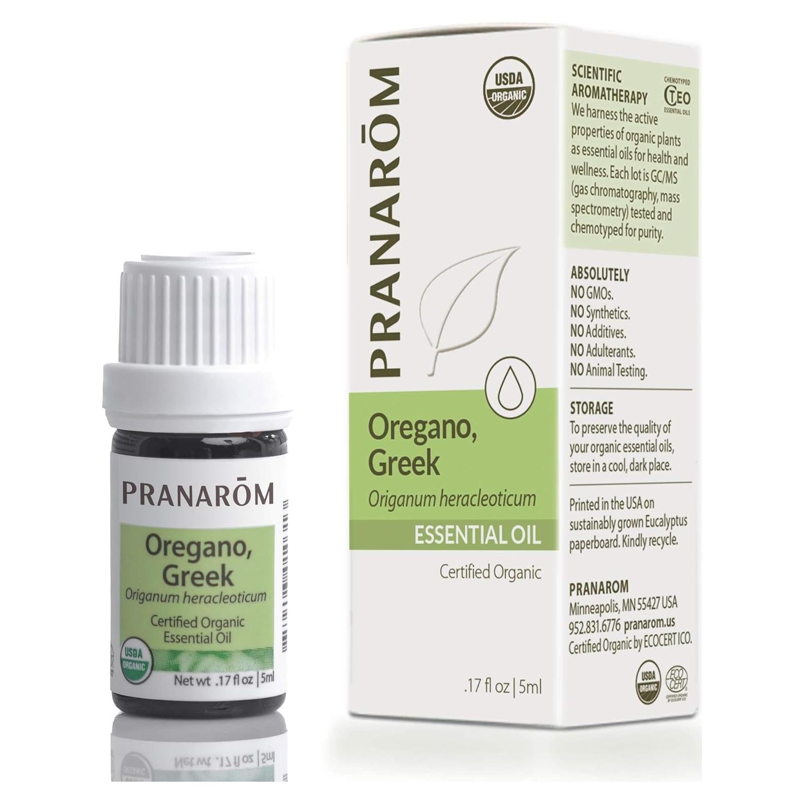Aceite Esencial de Orégano Pranarom 5ml - Orgánico Certificado