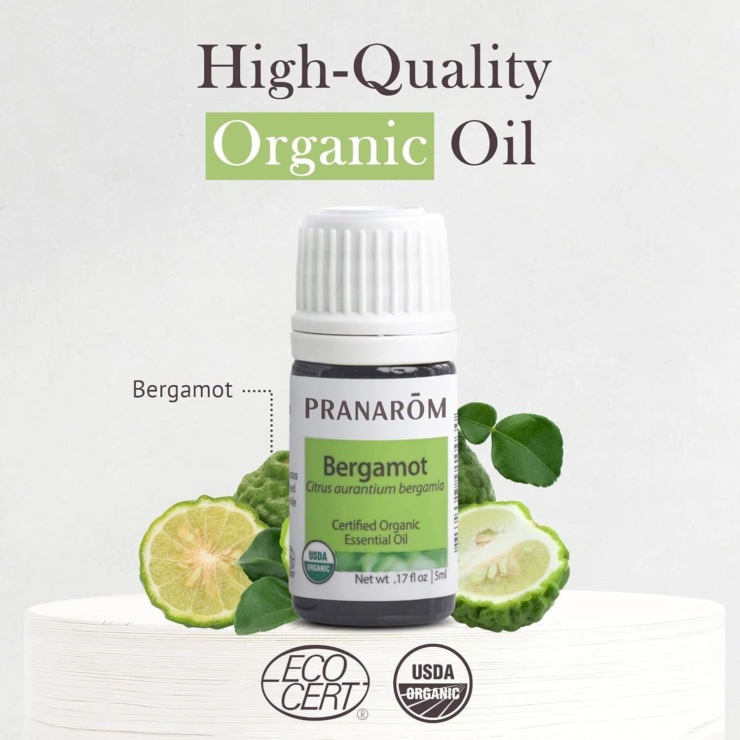 Aceite Esencial de Bergamota Pranarom 5ml Orgánico 100% Puro