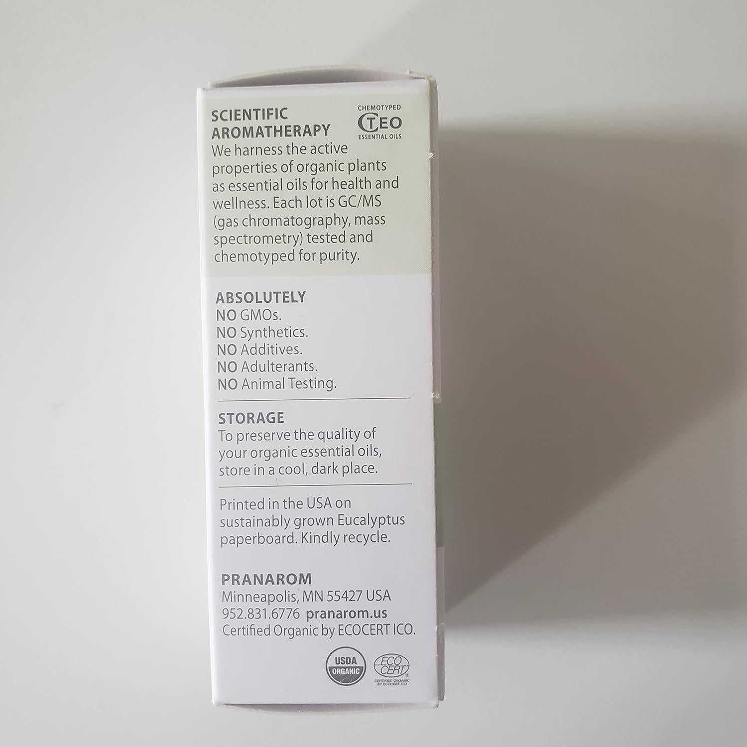 Aceite Esencial de Vetiver Orgánico Pranarom 5ml 100% Puro