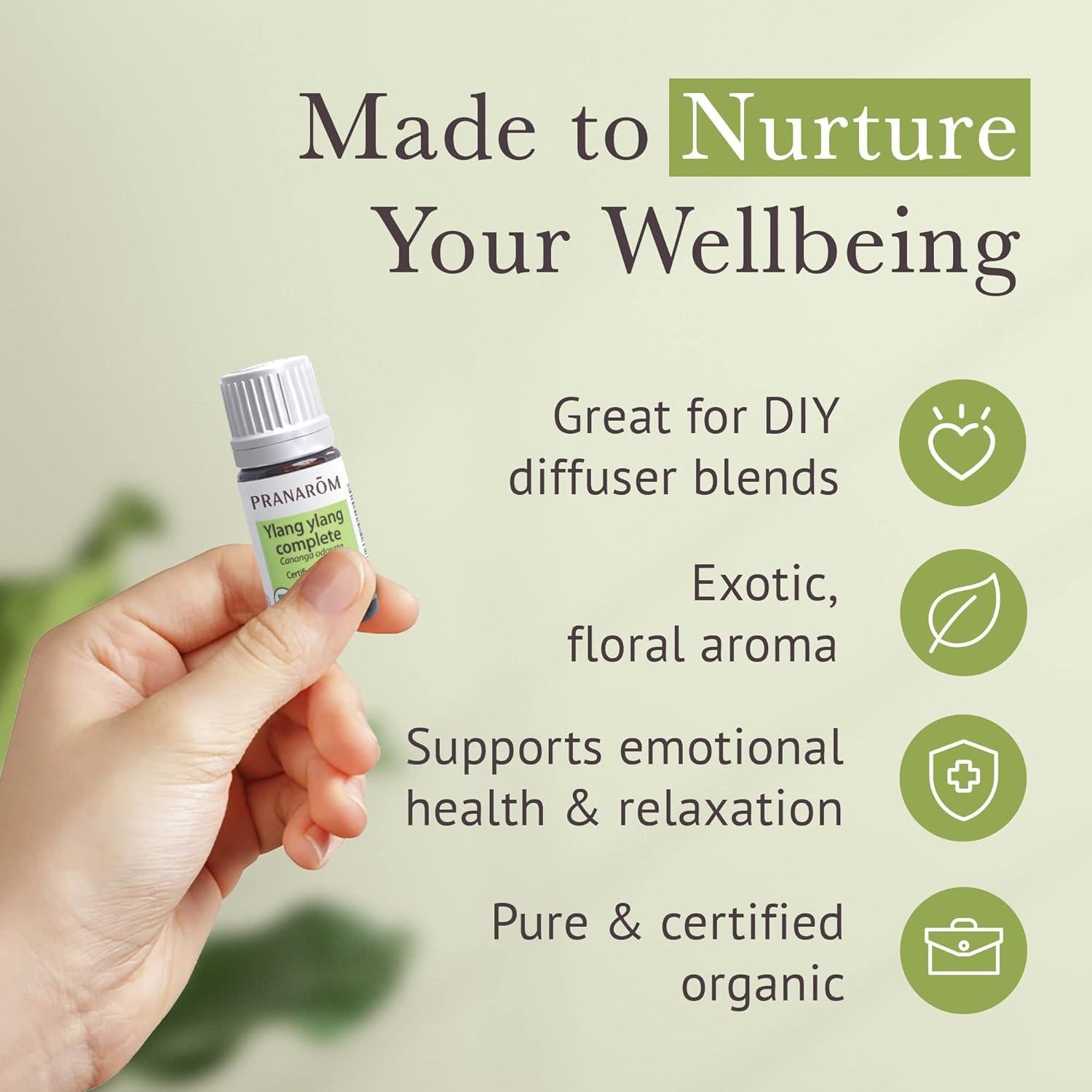 Aceite Esencial de Ylang Ylang Pranarom 5ml Orgánico Puro