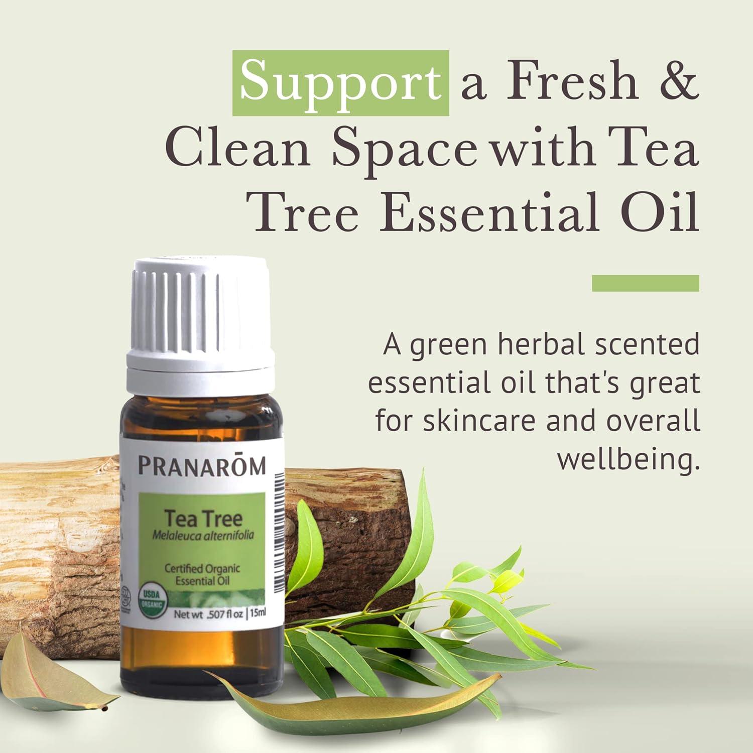 Aceite Esencial de Árbol de Té Pranarom 15ml Orgánico Puro