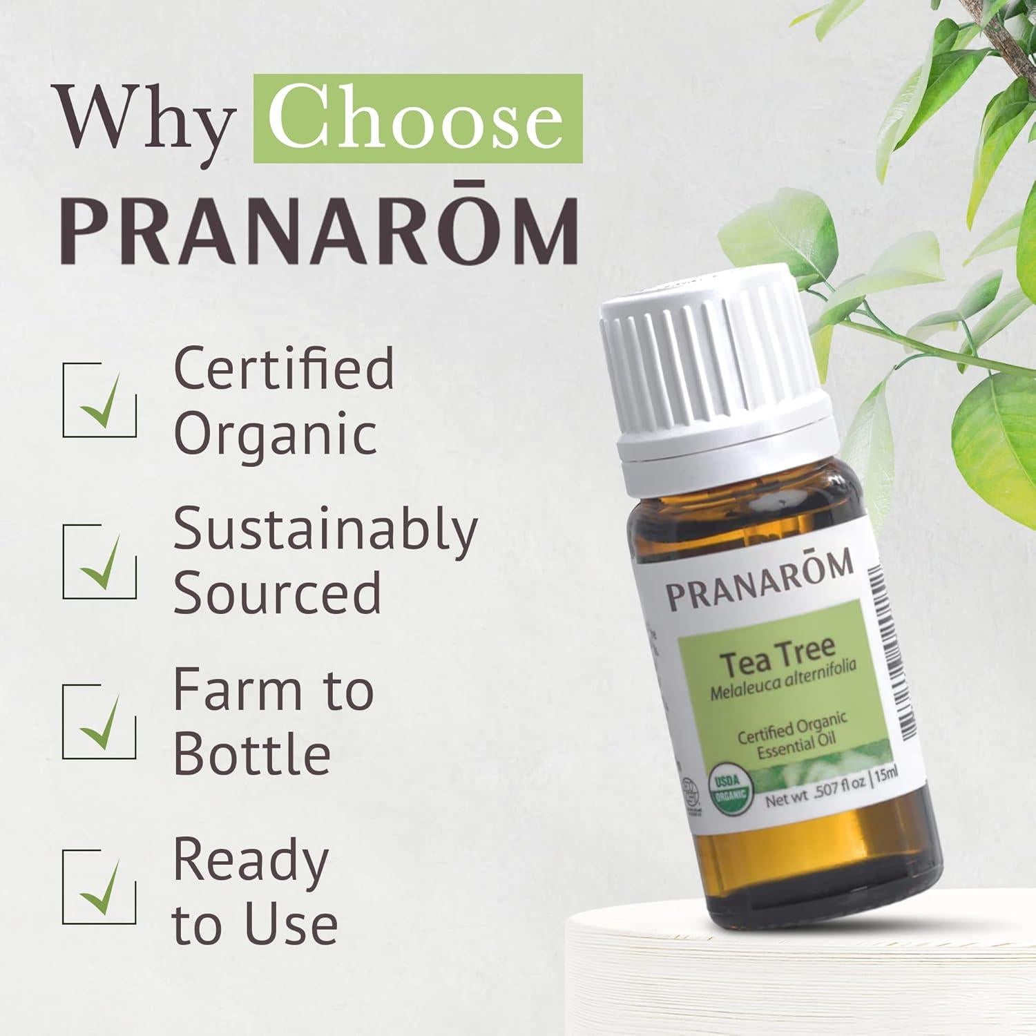 Aceite Esencial de Árbol de Té Pranarom 15ml Orgánico Puro