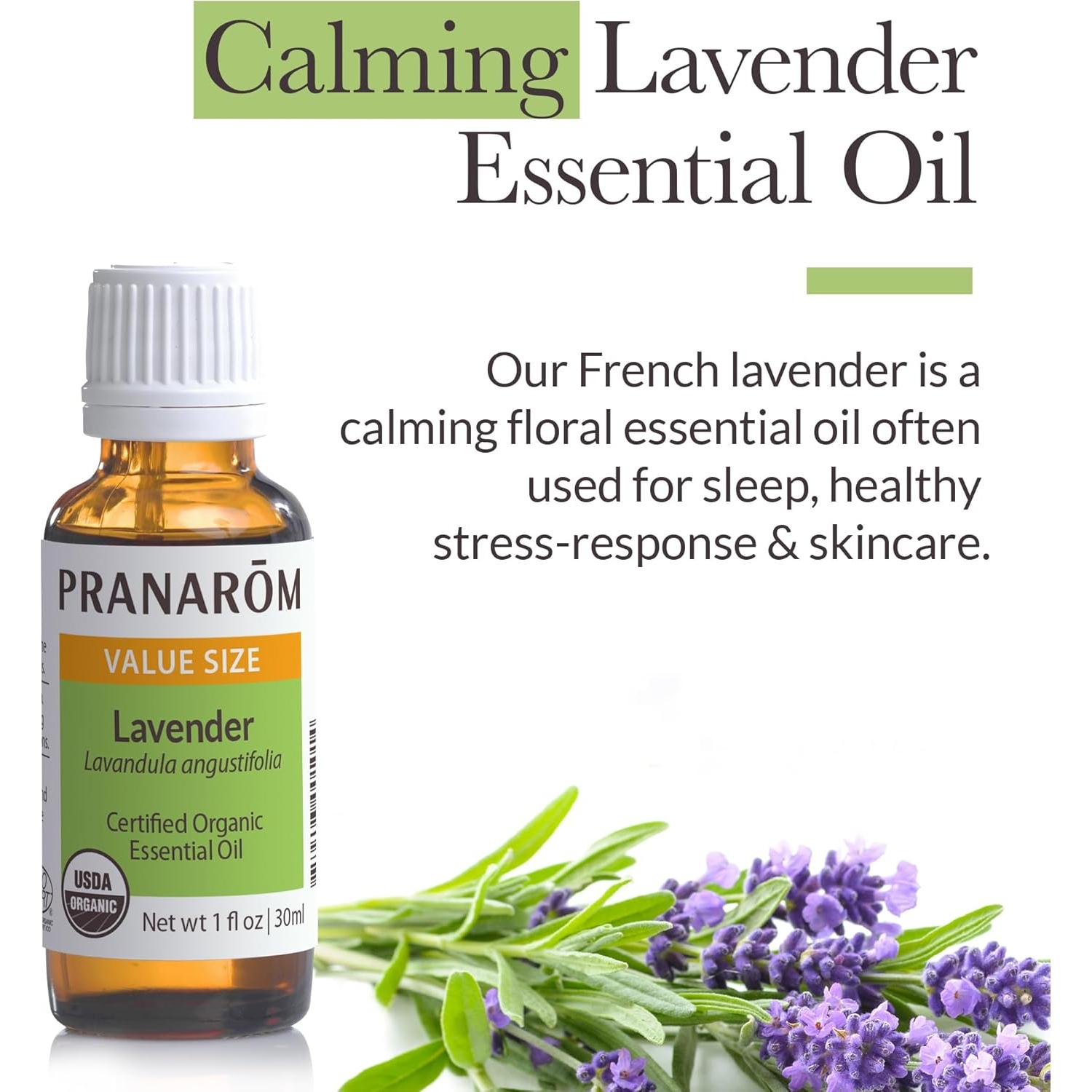 Aceite Esencial de Lavanda Orgánico Pranarom 30ml Puro Terapéutico