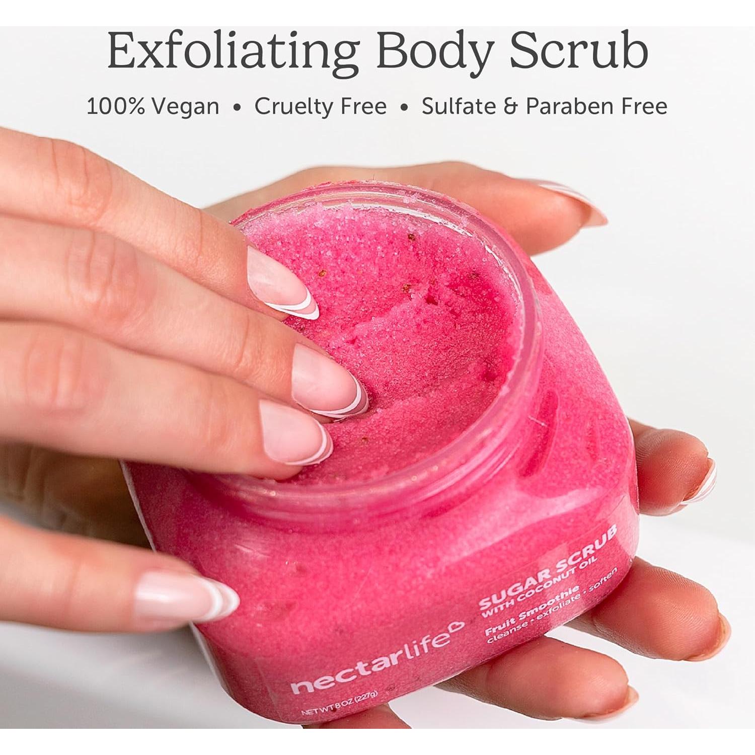 Exfoliante Corporal Nectar Bath Treats 226g Batido de Frutas