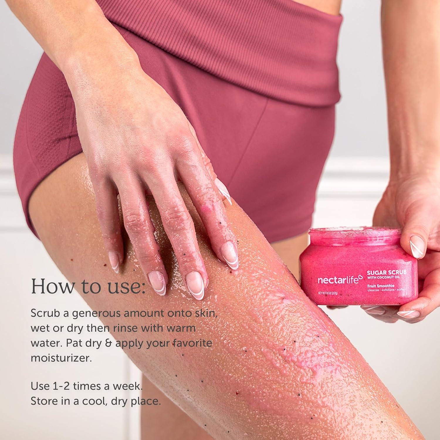 Exfoliante Corporal Nectar Bath Treats 226g Batido de Frutas