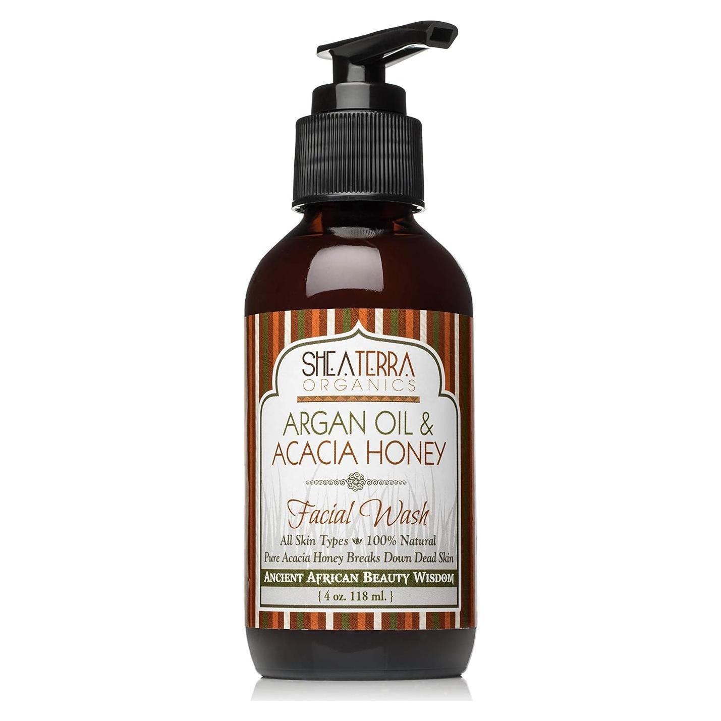 Limpiador Facial Shea Terra con Aceite de Argán y Miel 113.4 g