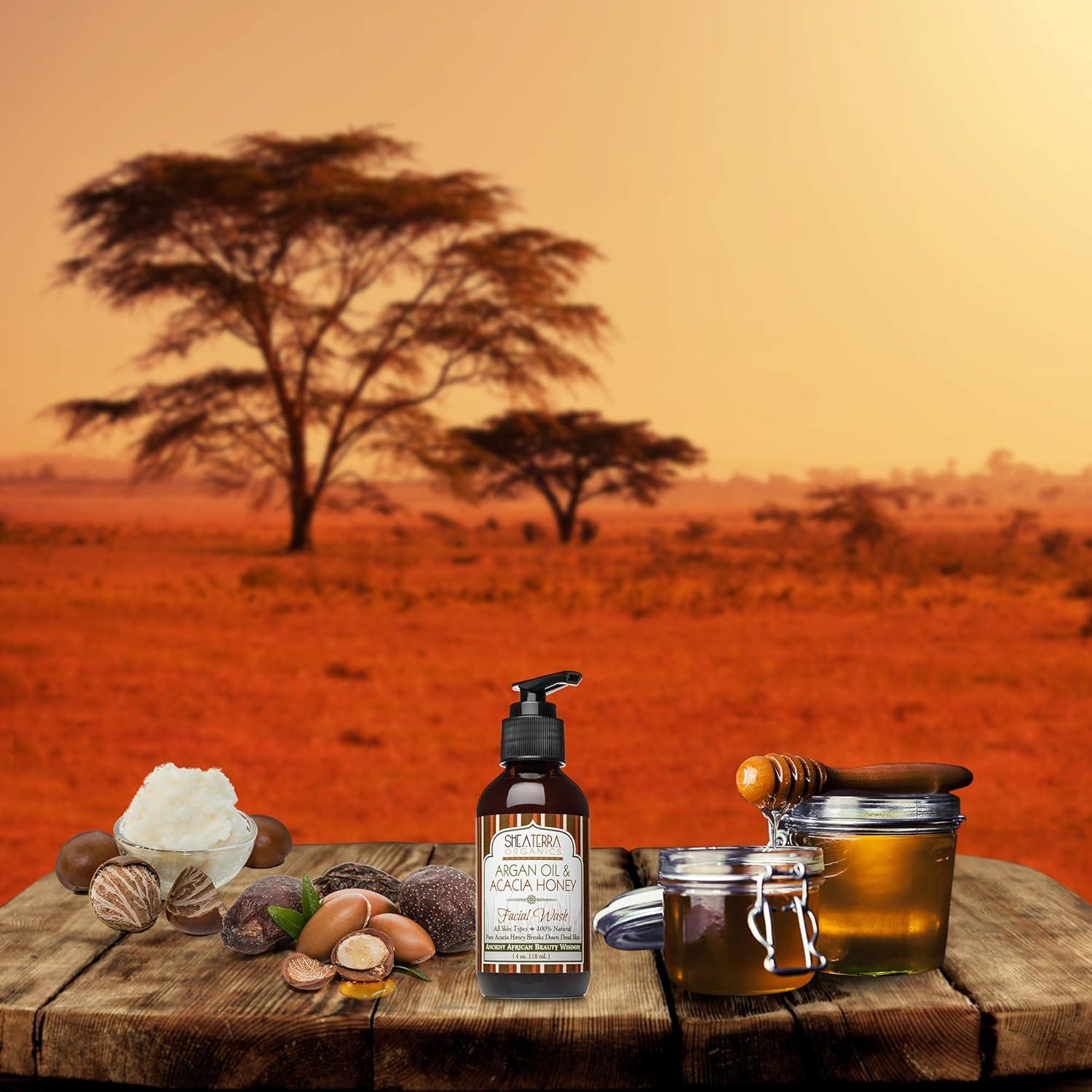 Limpiador Facial Shea Terra con Aceite de Argán y Miel 113.4 g