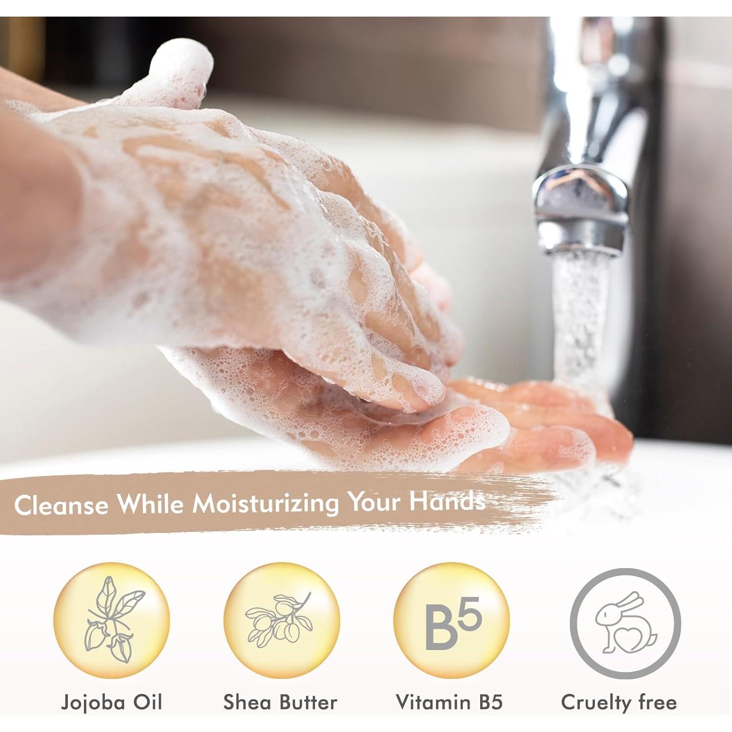 Juego de Recarga Jabón de Manos Líquido ROMIIE ZOI - 3 Paquetes 26 Oz