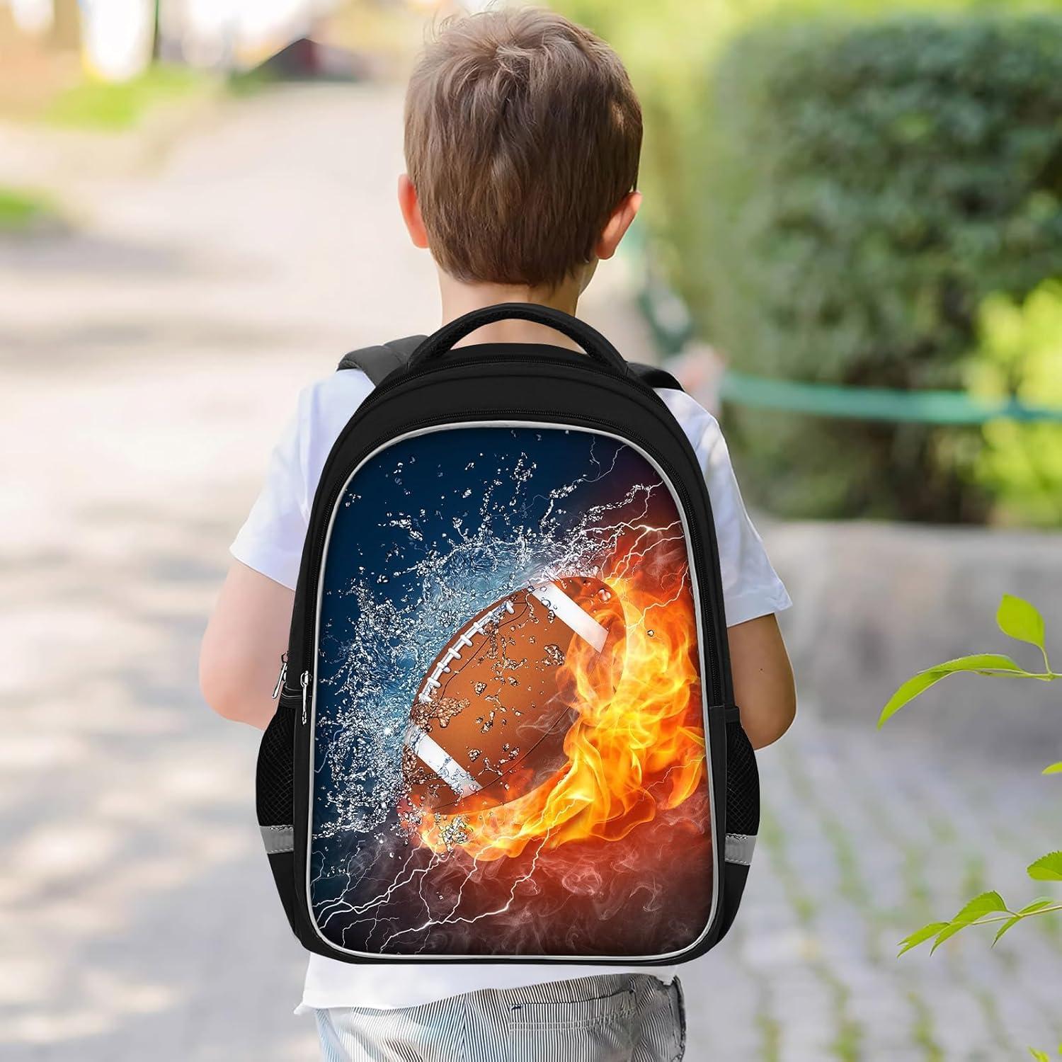 Mochila Escolar TILYTADLY Fútbol Americano 43 cm 20 Litros