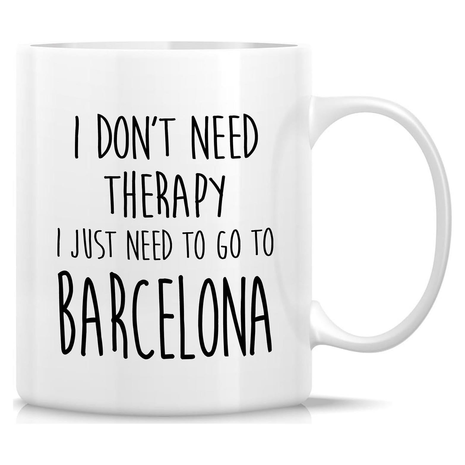 Taza Sarcástica Retreez 11 Oz Cerámica Blanca para Café