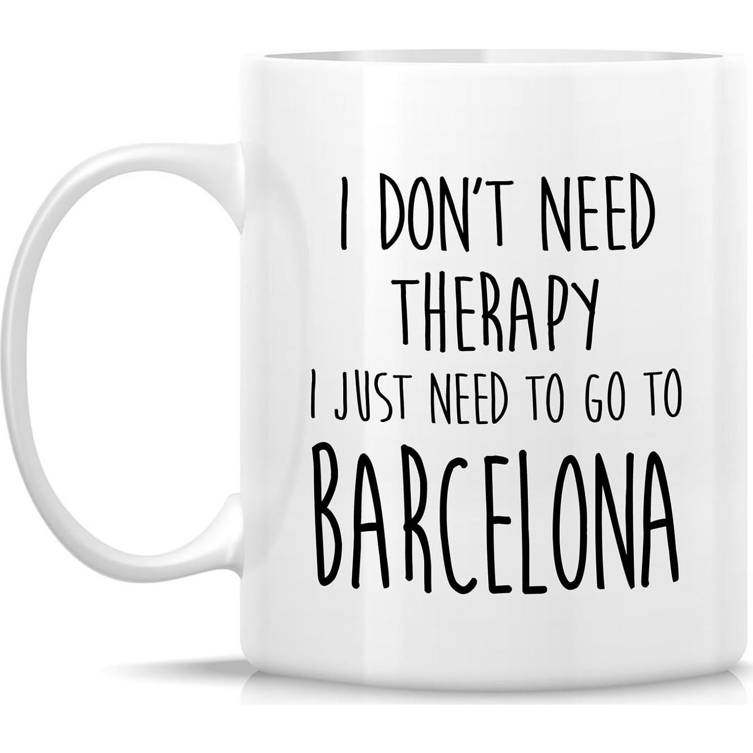 Taza Sarcástica Retreez 11 Oz Cerámica Blanca para Café