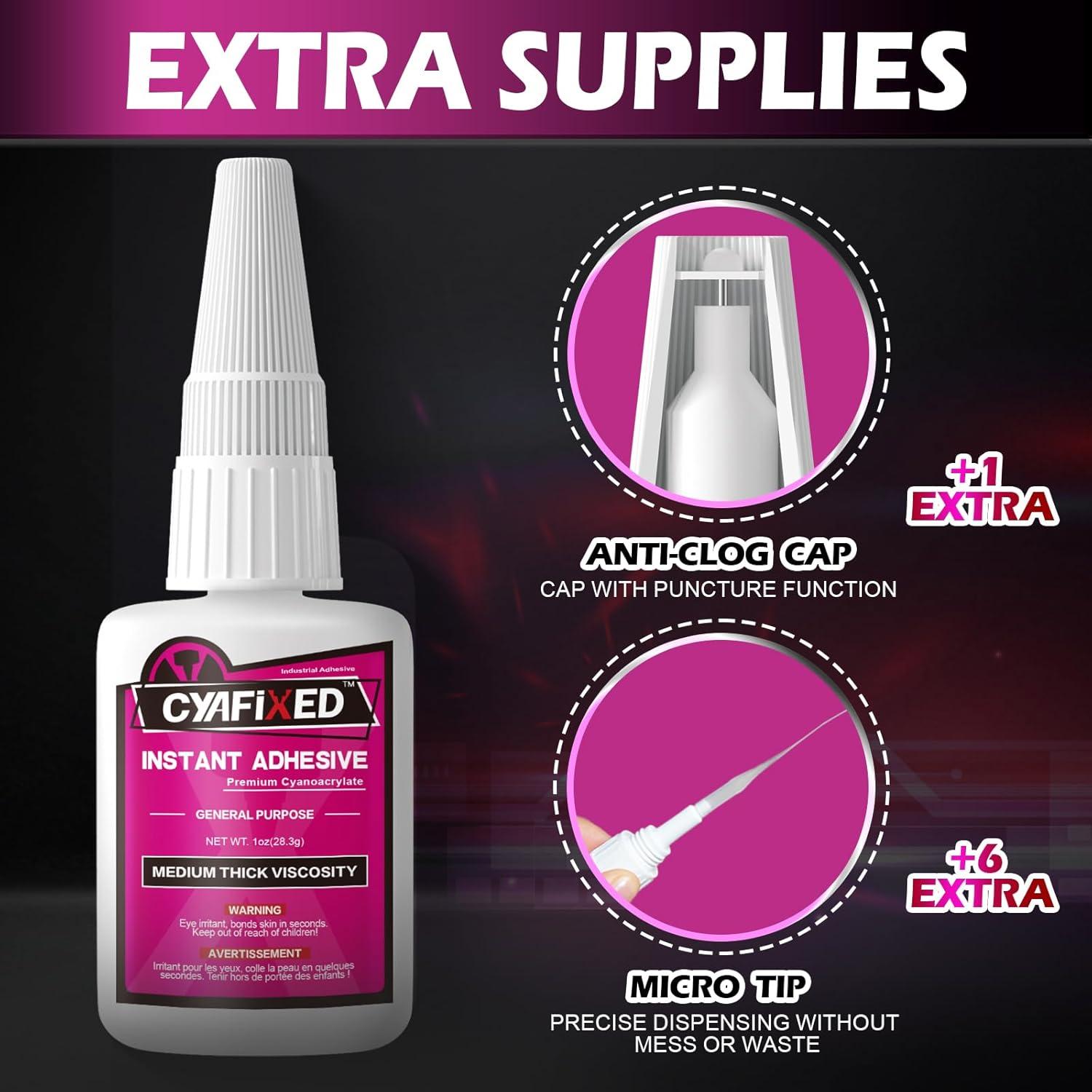 Super Glue Cianoacrilato CYAFIXED 28.35g Adhesivo Multiuso