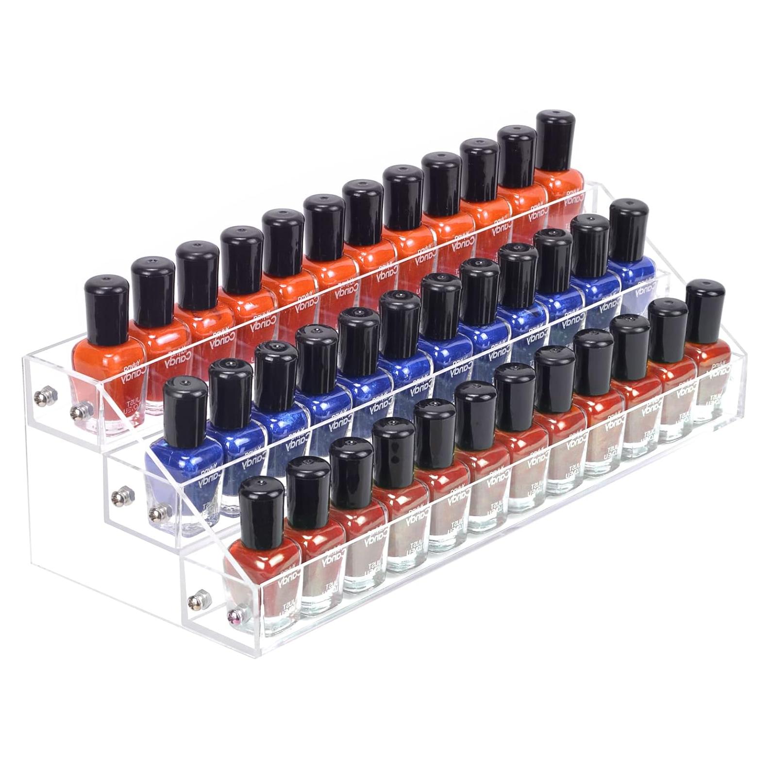 Organizador de Esmalte de Uñas Acrílico BTremary 3 Niveles