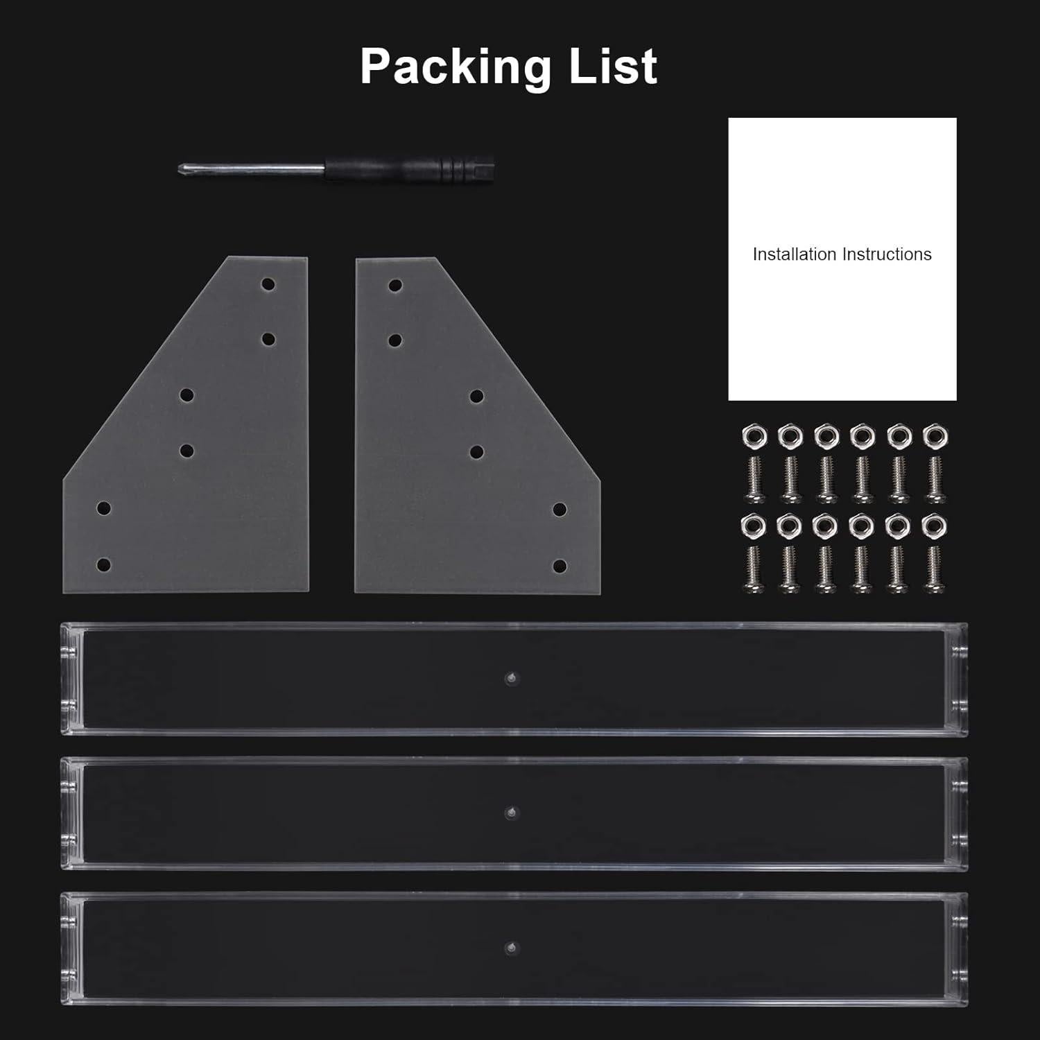 Organizador de Esmalte de Uñas Acrílico BTremary 3 Niveles