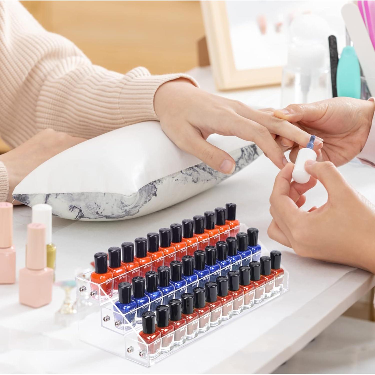 Organizador de Esmalte de Uñas Acrílico BTremary 3 Niveles