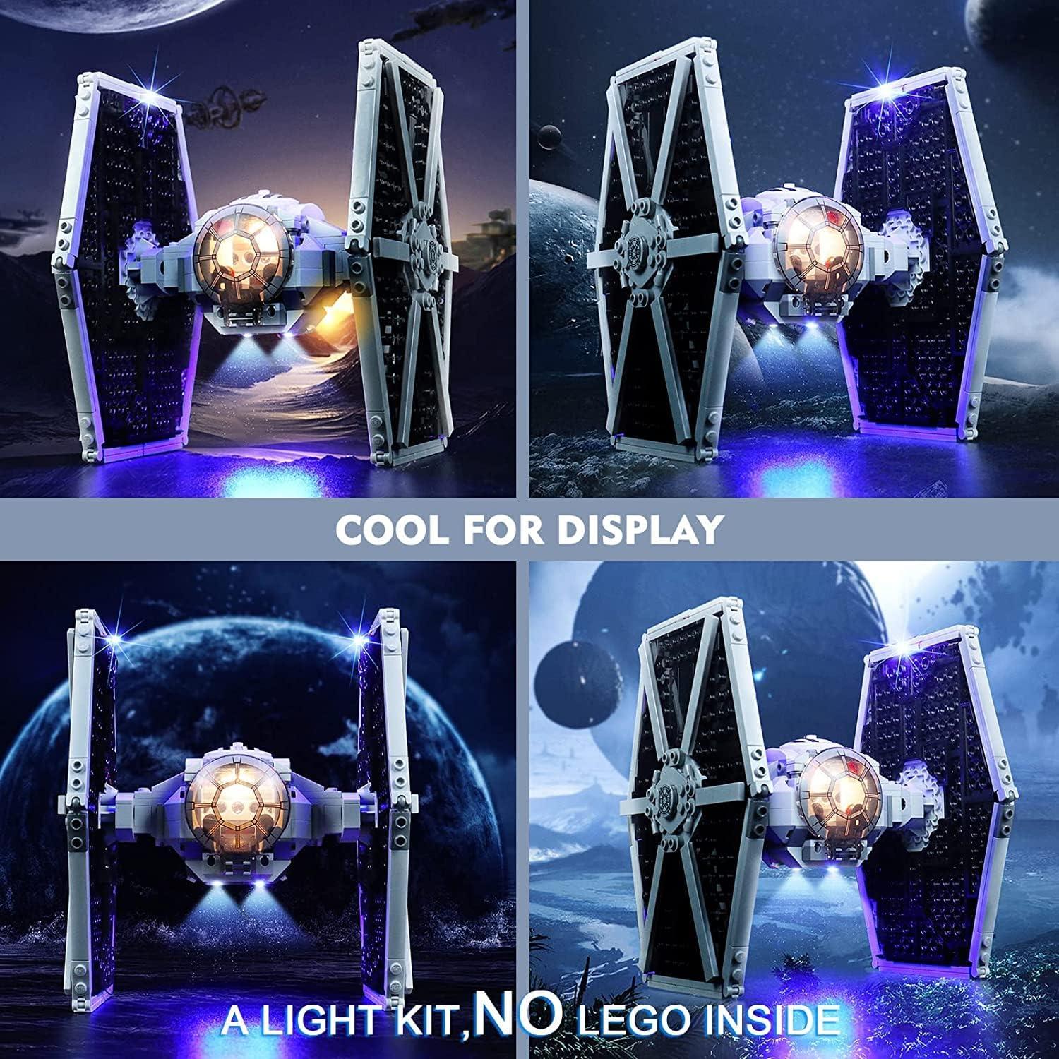 Kit de Luz LED BrickBling para Lego TIE Fighter 75300