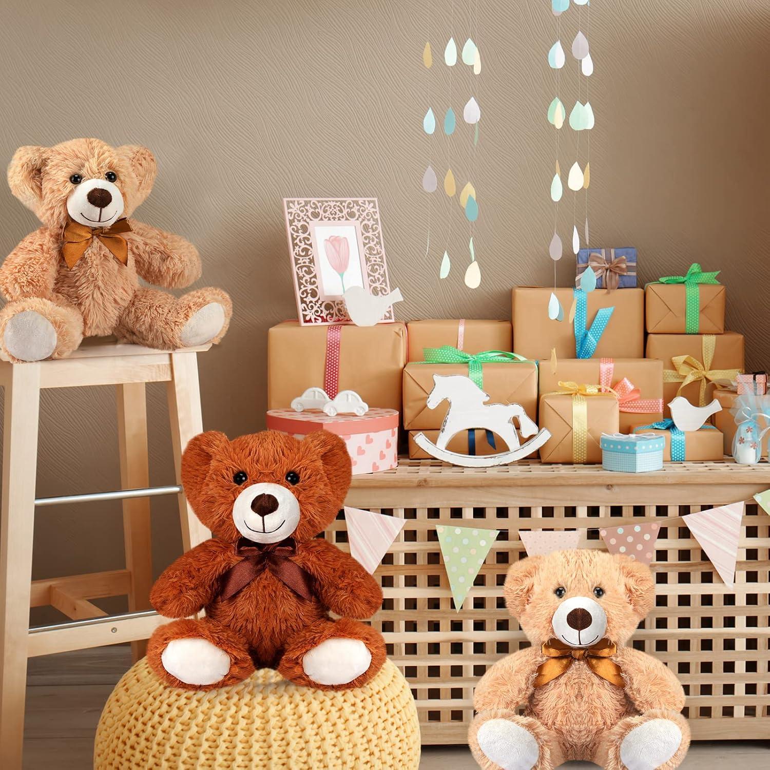 Osos de Peluche Suaves HyDren 9 Pcs 35.5 cm Regalo