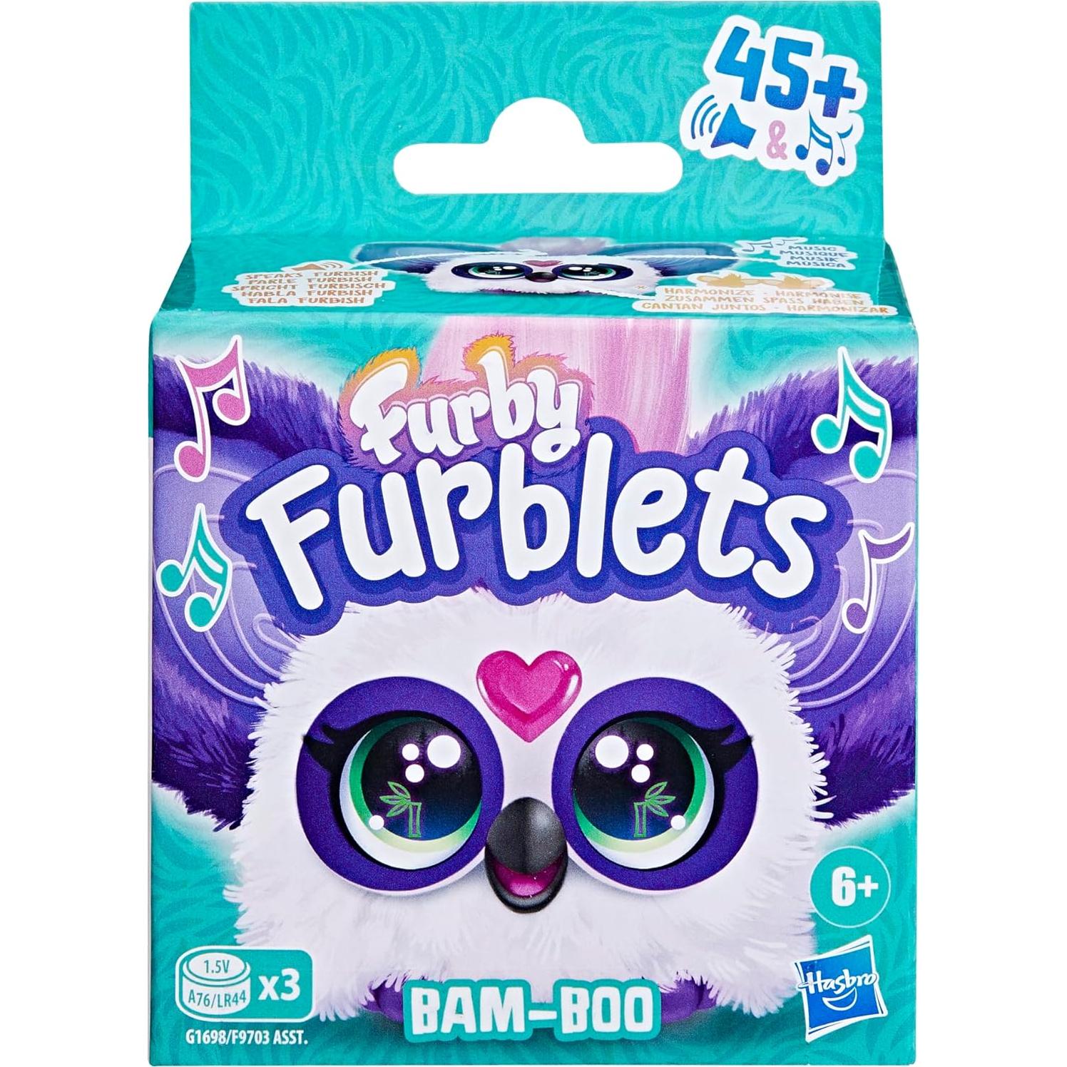 Furby Furblets Bam-Boo Mini Panda Electrónico 5cm