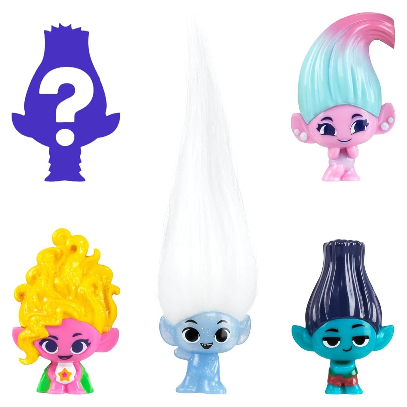 Paquete Sorpresa de 5 Trolls Mineez DreamWorks - Figuras Coleccionables