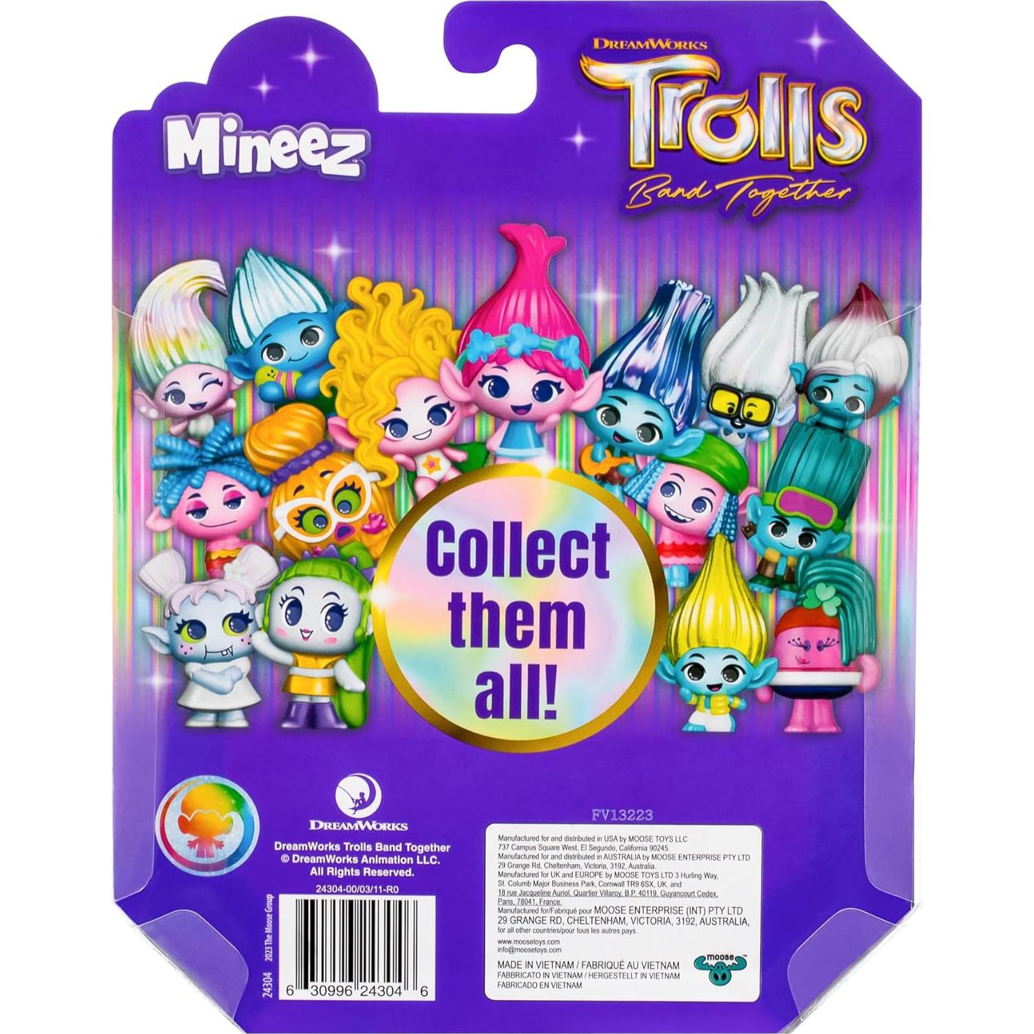 Paquete Sorpresa de 5 Trolls Mineez DreamWorks - Figuras Coleccionables