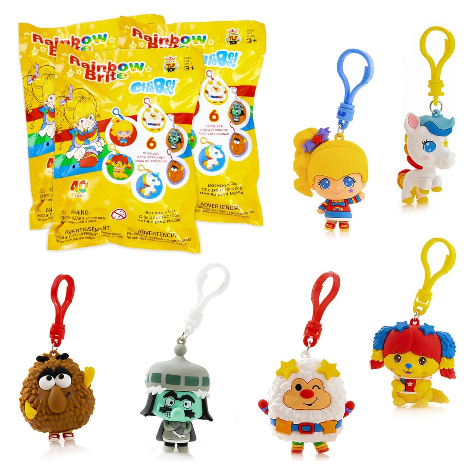 Bolsa Sorpresa Arcoíris Brite TLS Toy - Paquete de 3 Figuras Llavero