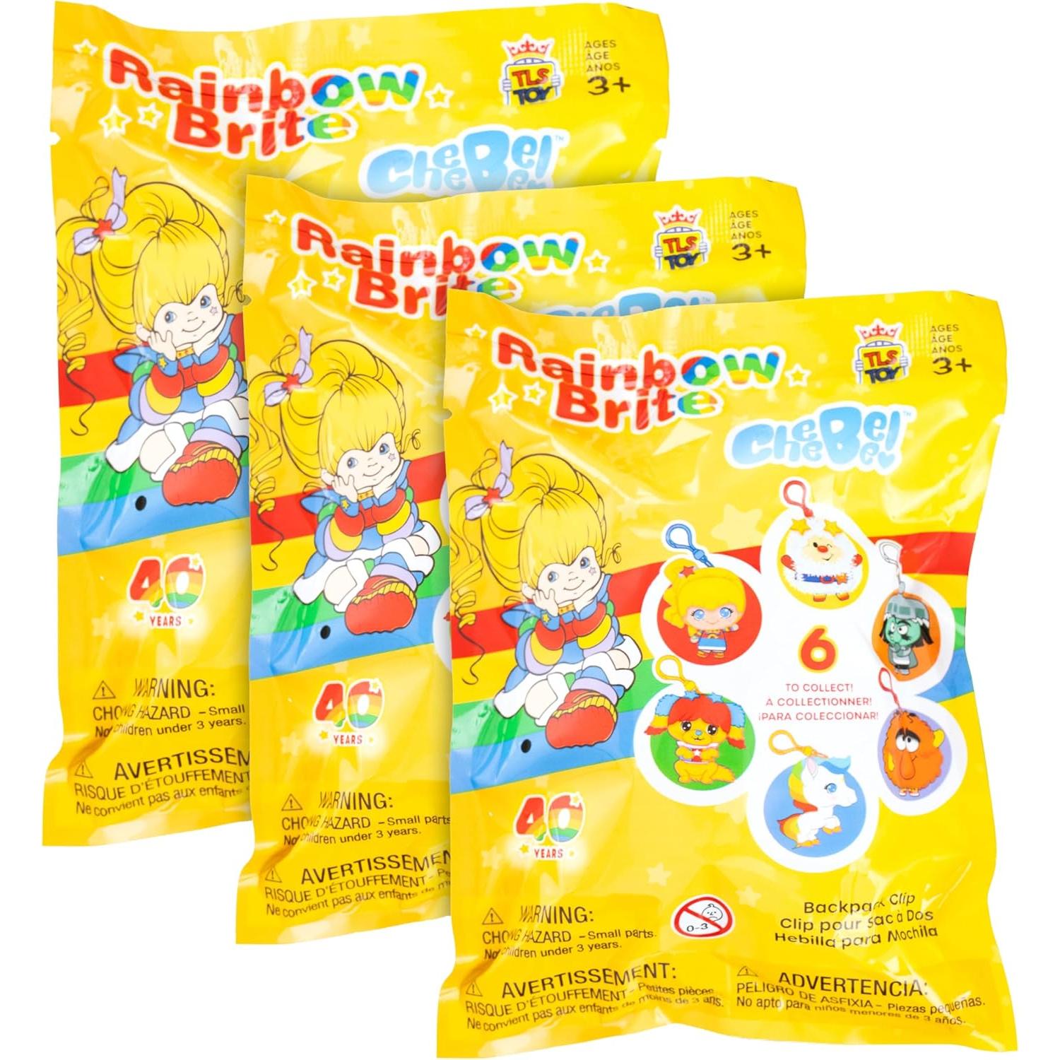 Bolsa Sorpresa Arcoíris Brite TLS Toy - Paquete de 3 Figuras Llavero