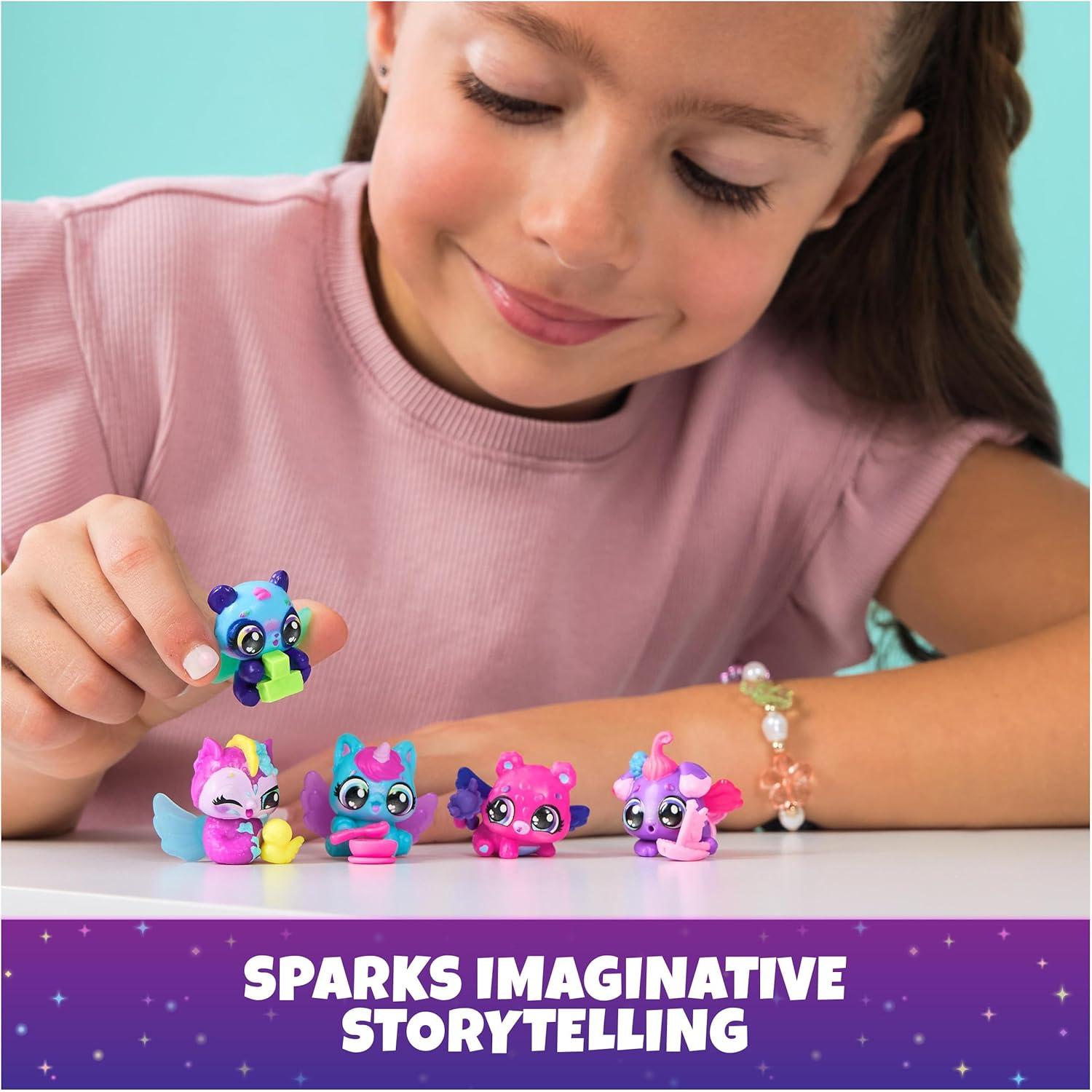 Hatchimals Alive Cartón de Huevo Arcoíris Neón con 5 Figuras