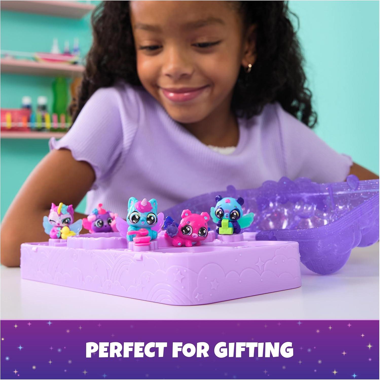 Hatchimals Alive Cartón de Huevo Arcoíris Neón con 5 Figuras