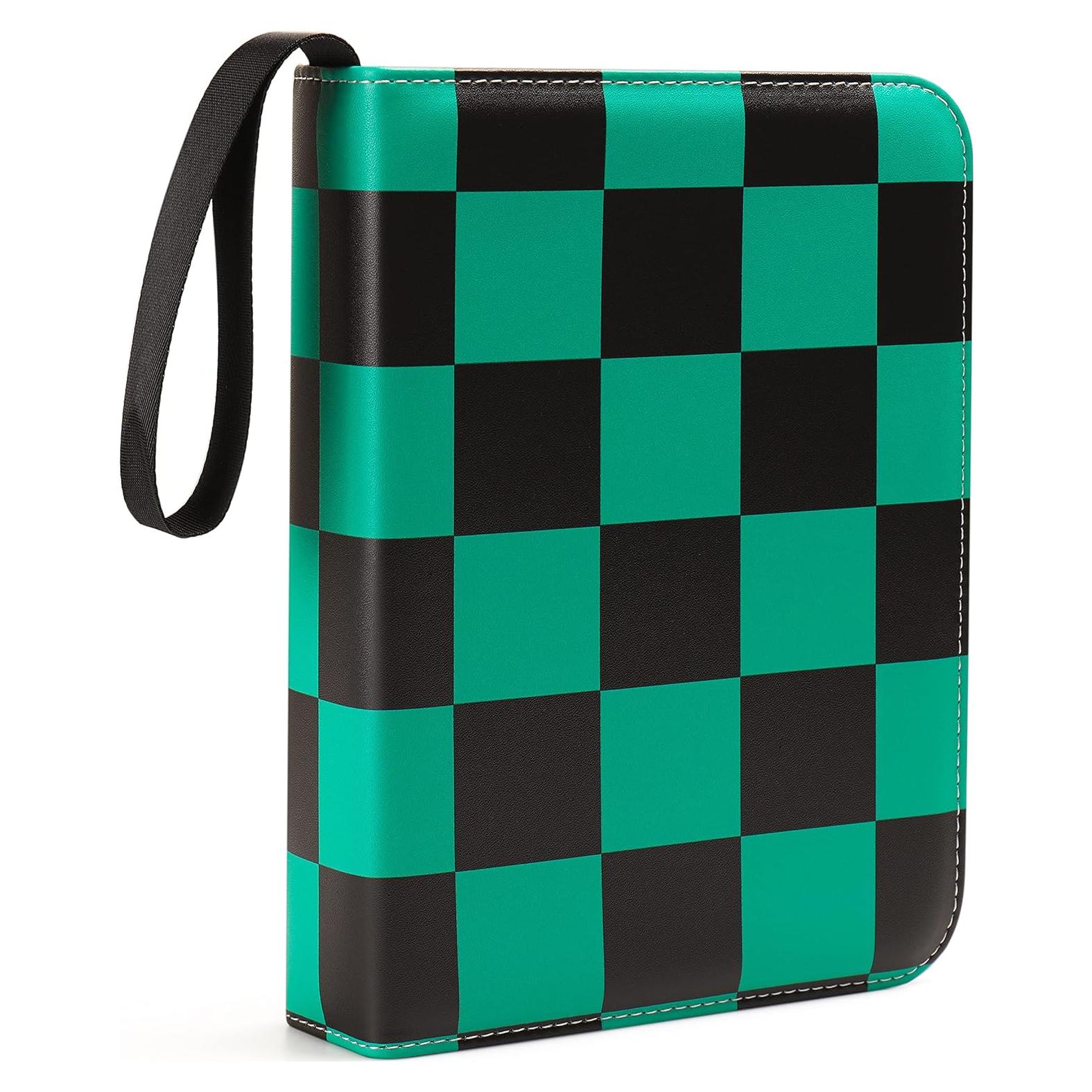 Carpeta de Trading Cards VEELAM Verde 4 Pocket para 400 Tarjetas