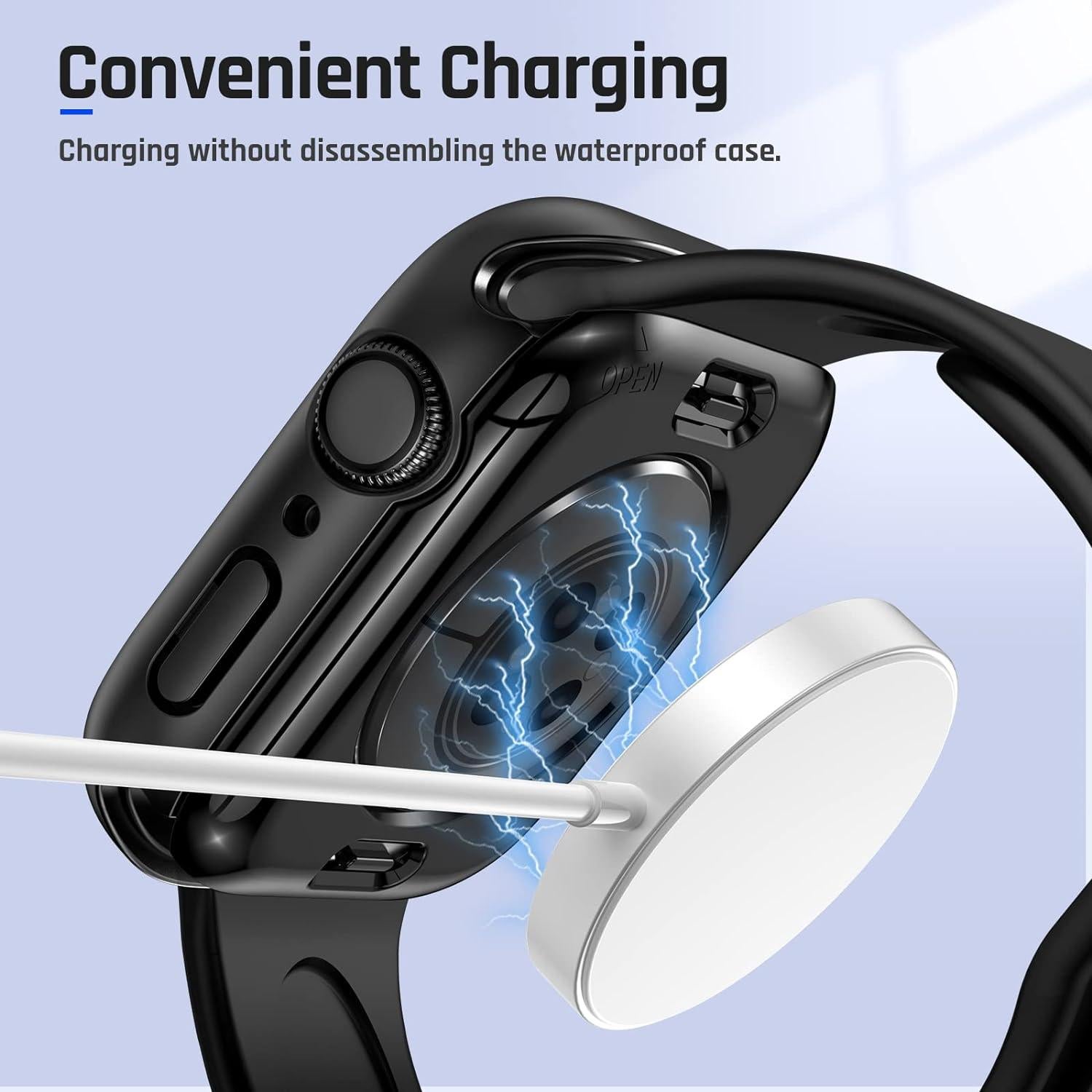 Funda Impermeable Goton 2 en 1 para Apple Watch 40mm SE 2da Gen