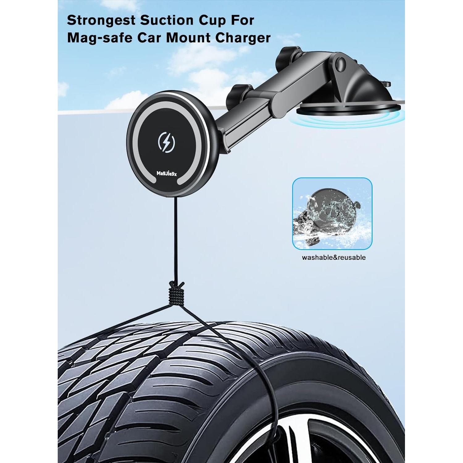 Cargador de coche Magsafe MAGJIEYX 36W carga rápida