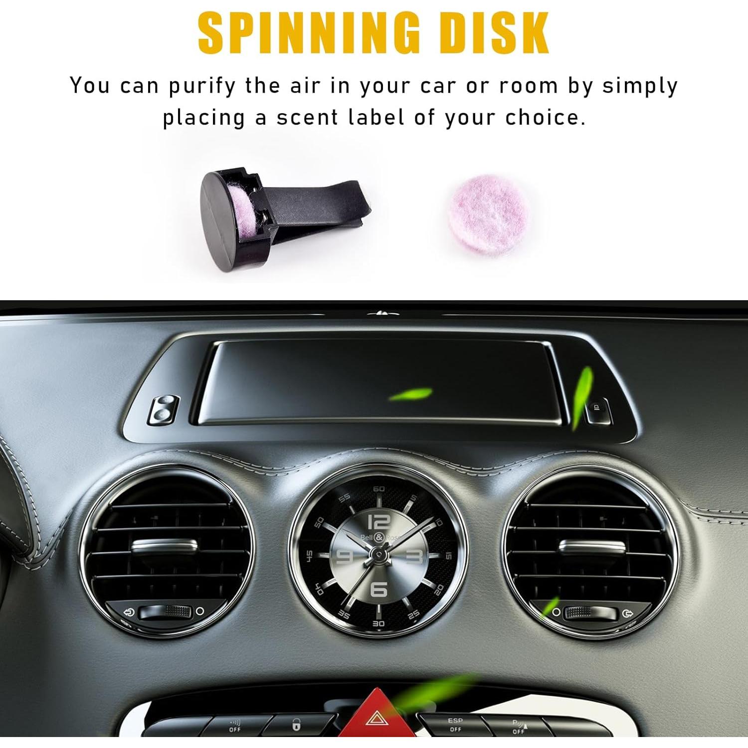 30 Clips de Metal para Ventilación de Aire de Coche Ohleats