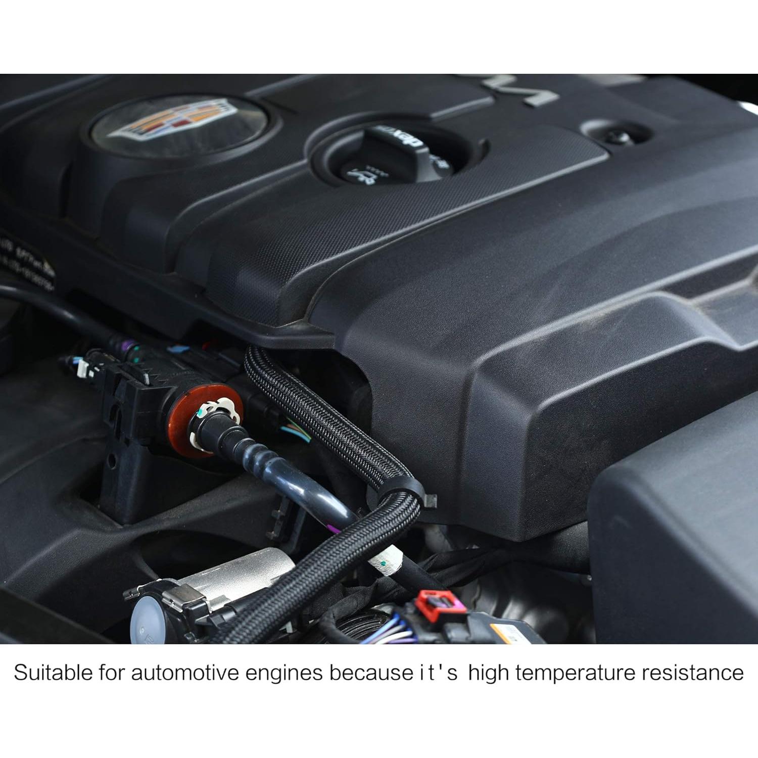 Funda Trenzada Expandible PET 7,62 m 2,54 cm Negro Alex Tech