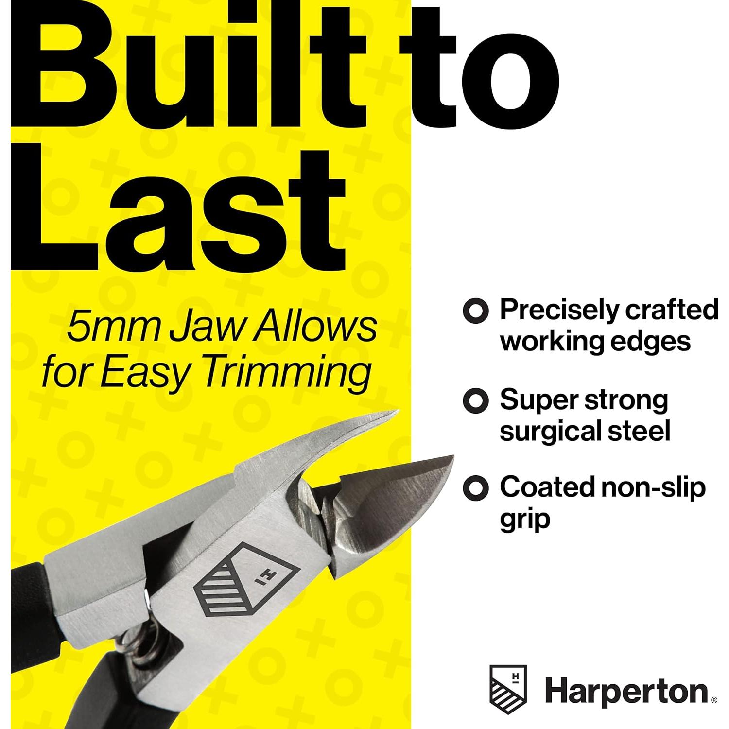 Cortador de Cutículas Harperton Nippit - Acero Inoxidable Ergonómico