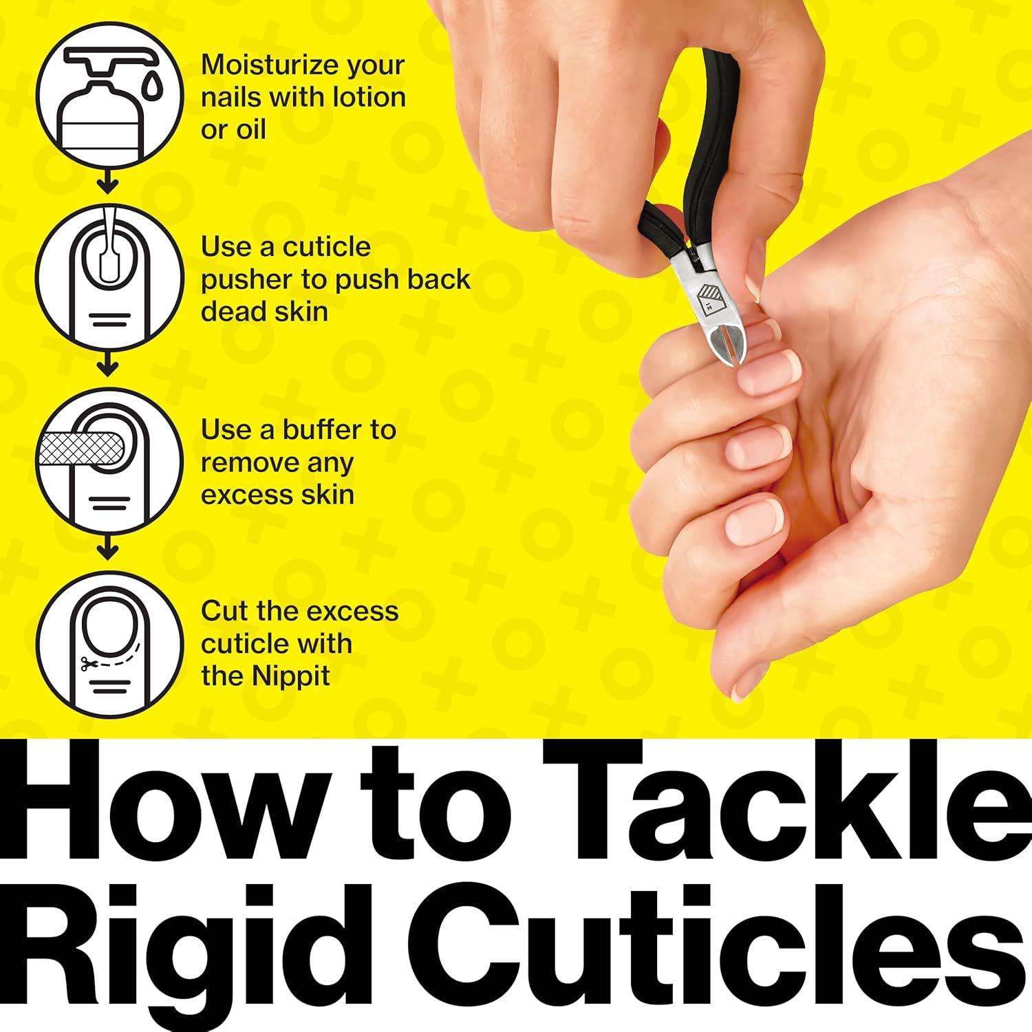 Cortador de Cutículas Harperton Nippit - Acero Inoxidable Ergonómico