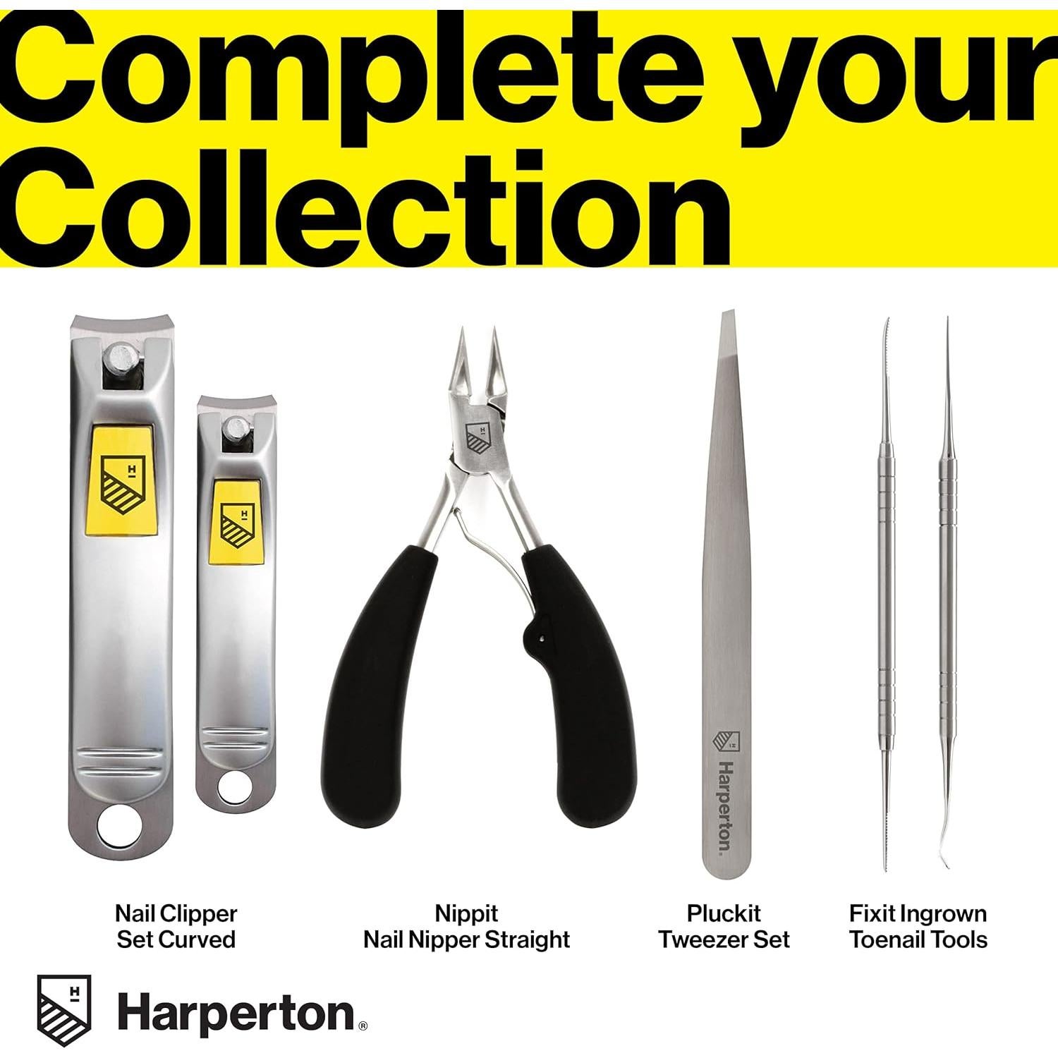 Cortador de Cutículas Harperton Nippit - Acero Inoxidable Ergonómico