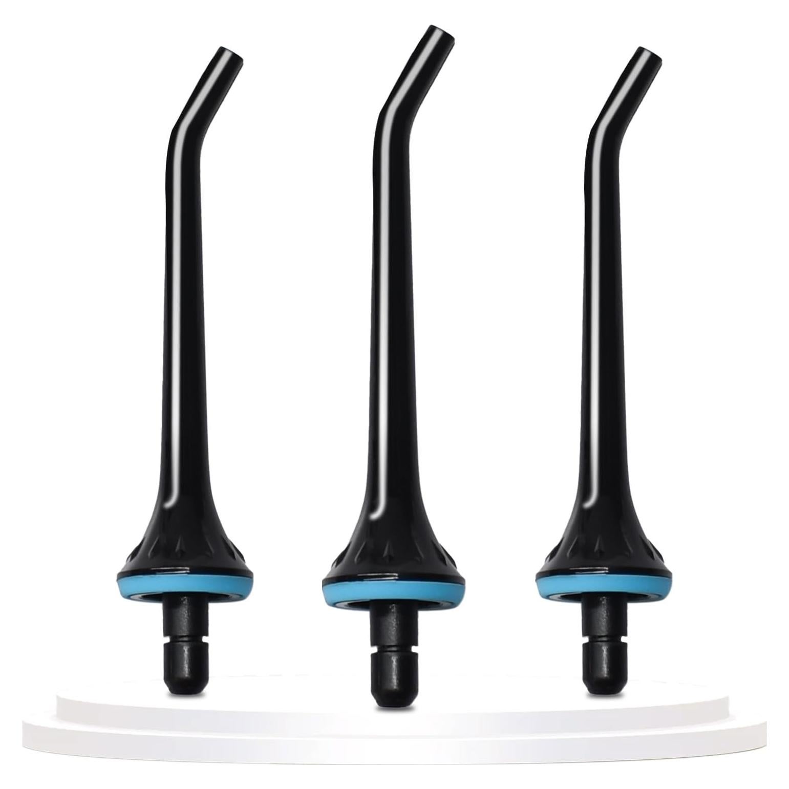 3 Puntas de Reemplazo para Irrigador Dental Pinkind Negro