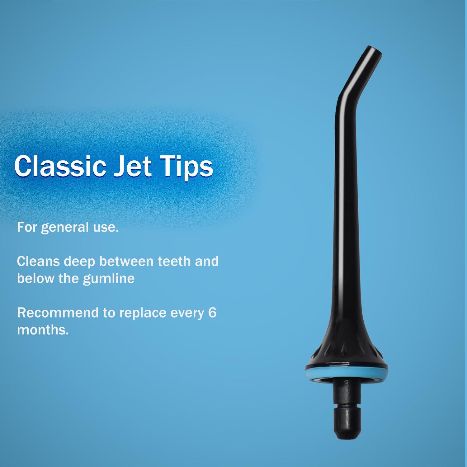 3 Puntas de Reemplazo para Irrigador Dental Pinkind Negro